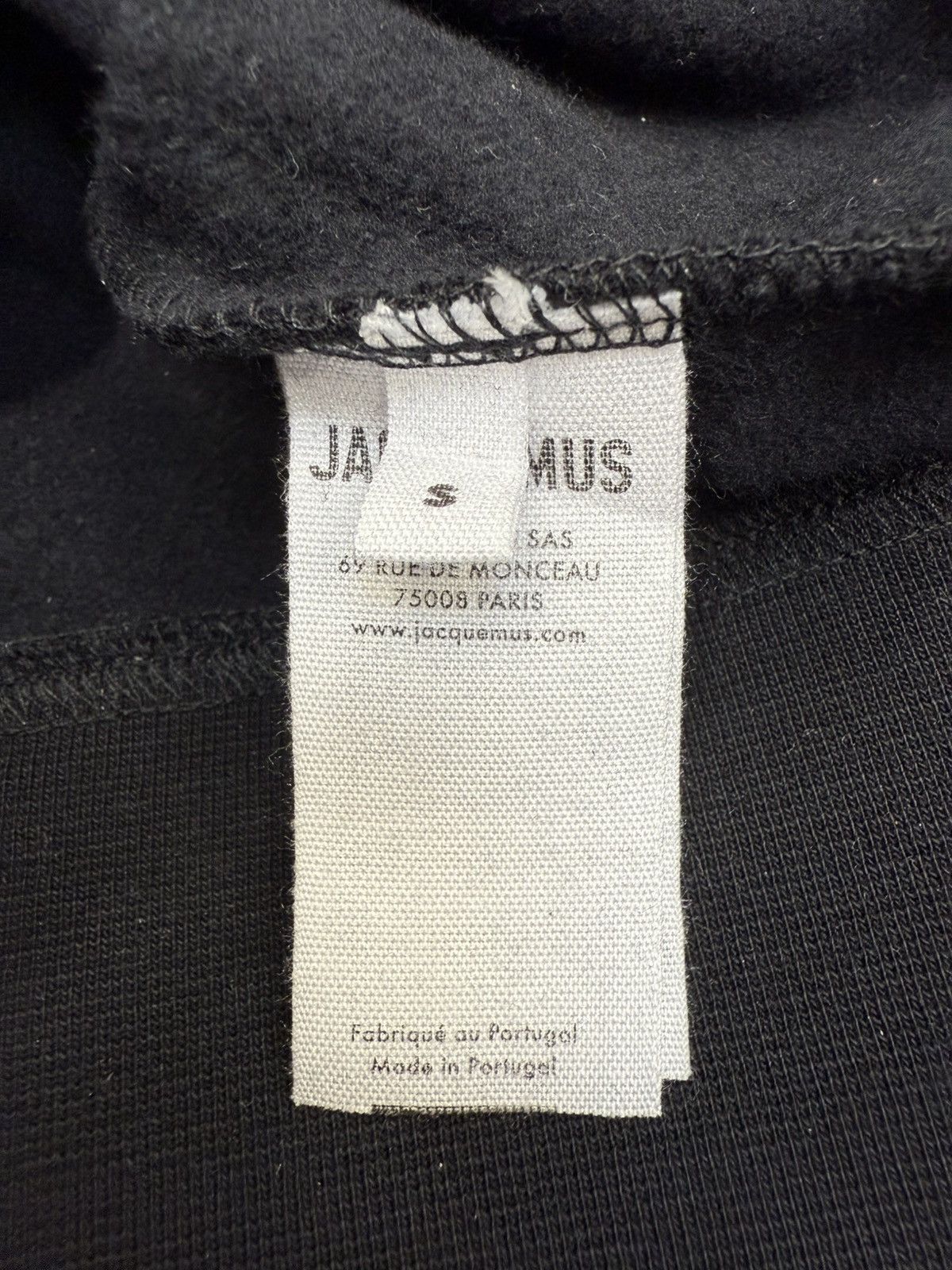 Jacquemus Gros Grain Hoodie Black Size US S / EU 44-46 / 1 - 6 Thumbnail