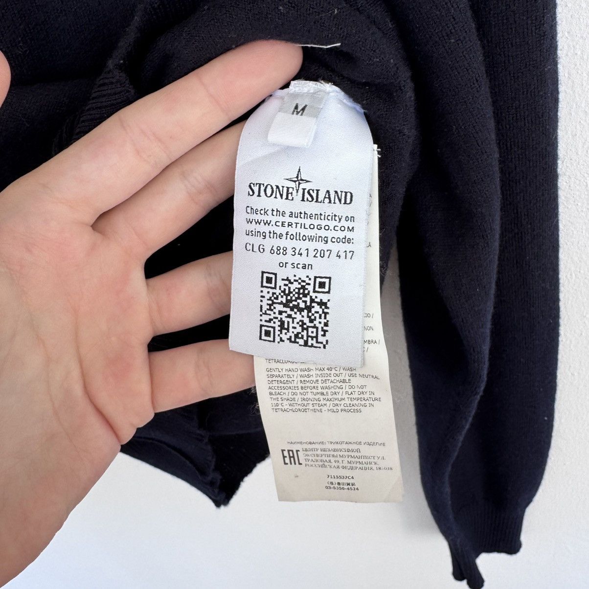 Stone Island Stone Island Wool Sweater Size US L / EU 52-54 / 3 - 7 Thumbnail