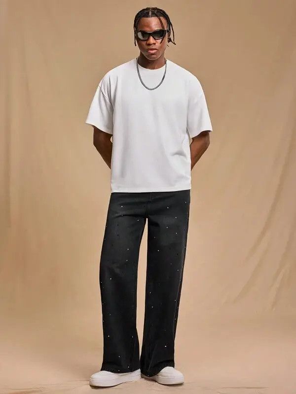 Jean Kubota x Fuka Gems Y2k Denim Jeans Loose Fit Size US 32 / EU 48 - 7 Thumbnail