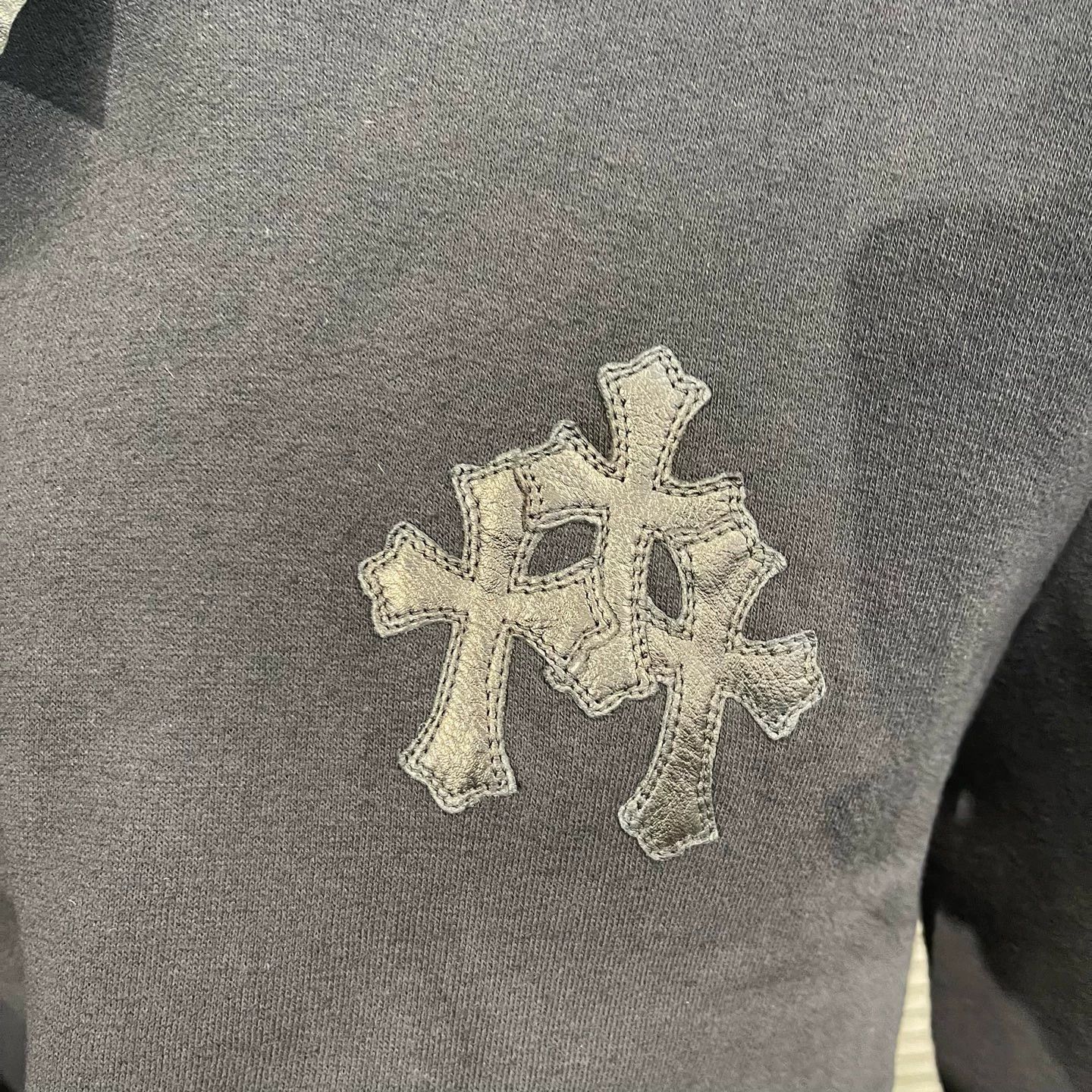 Chrome Hearts Chrome Hearts Cross Patch Hoodie Black M 99 New Size US M / EU 48-50 / 2 - 4 Thumbnail