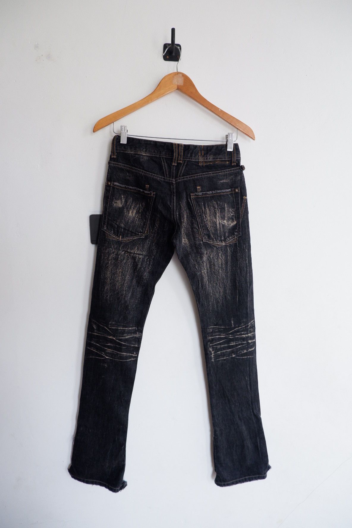 Marithe + Francois Girbaud Vintage Le Jean De Marithe Francois Girbaud Flared Jeans Size US 28 / EU 44 - 2 Thumbnail