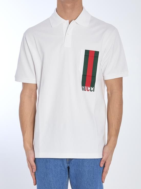 Gucci GUCCI Men Polo Shirts 784422 WHITE Size US S / EU 44-46 / 1 - 1 Thumbnail