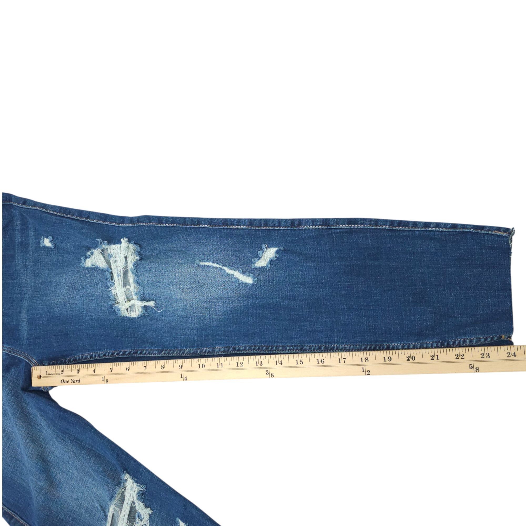 Old Navy Old Navy Extra HIgh Rise Rockstar Super Skinny Crop Jean 10P Size 29" - 5 Thumbnail