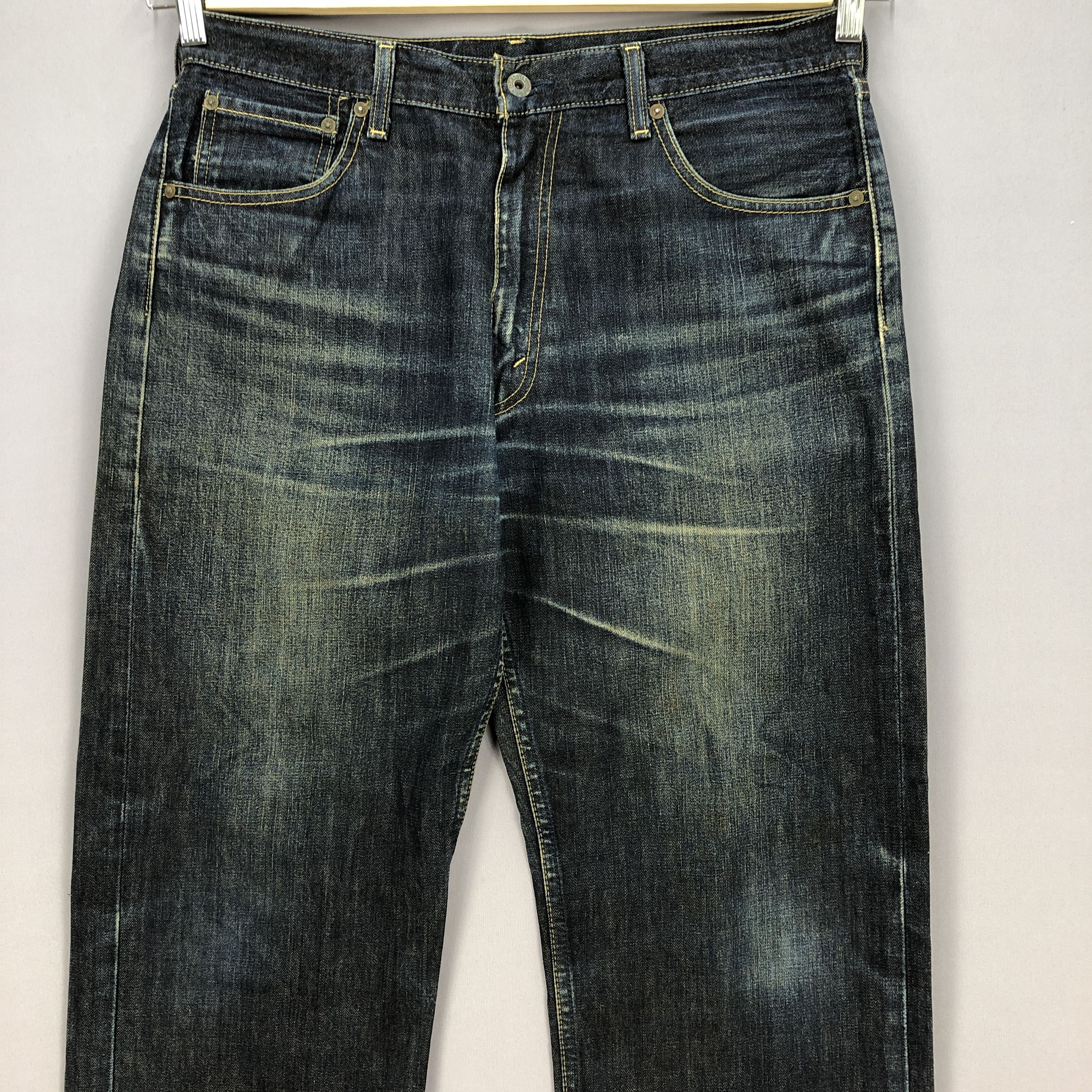 Levi's Vintage Levis 503 Distressed Jeans Levi's Stonewash Denim Size US 32 / EU 48 - 3 Thumbnail