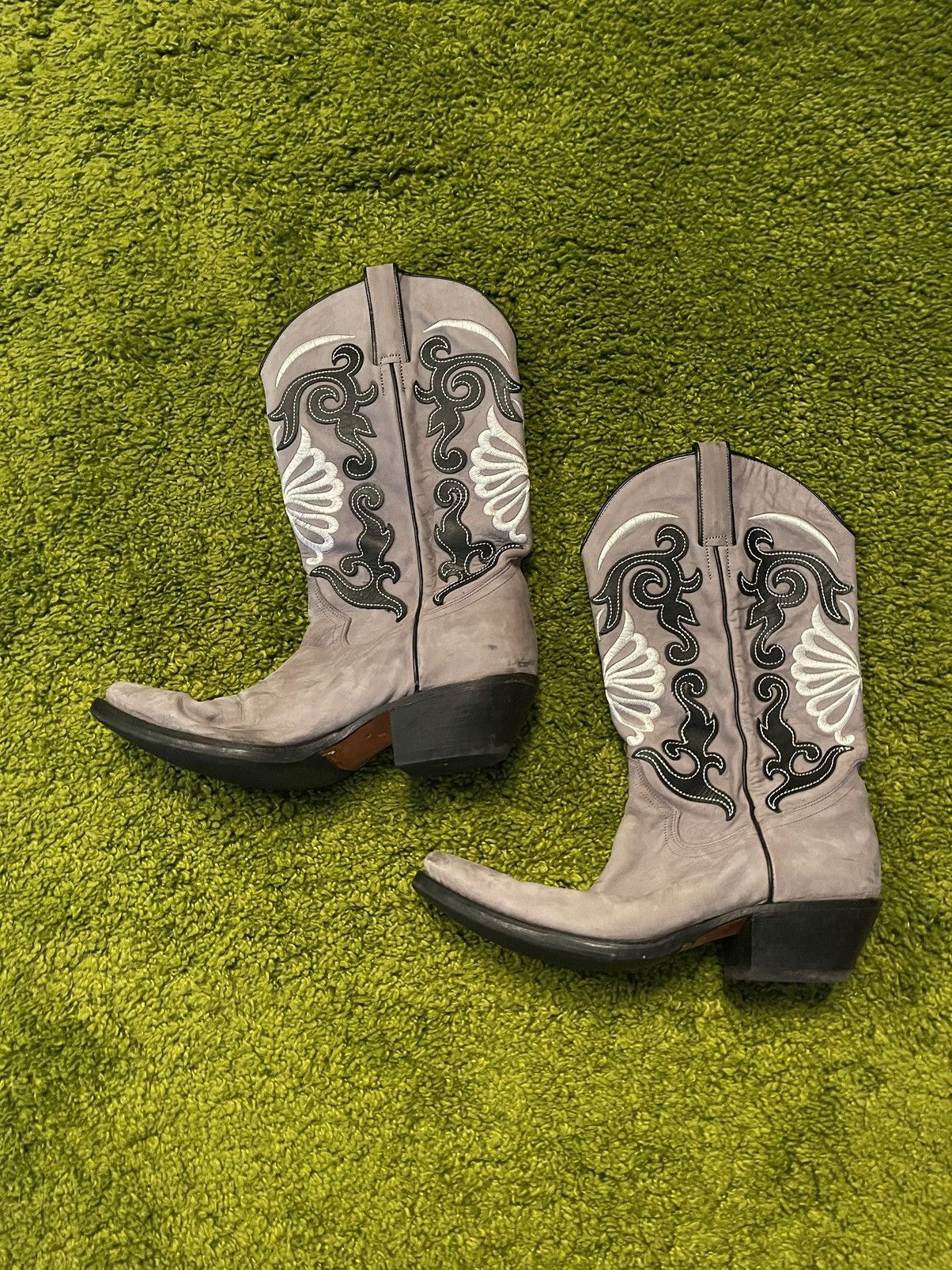 Cowboy Equipment × Designer × Genuine Leather Tony Mora western cowboy leather boots Size US 7 / EU 40 - 1 Thumbnail