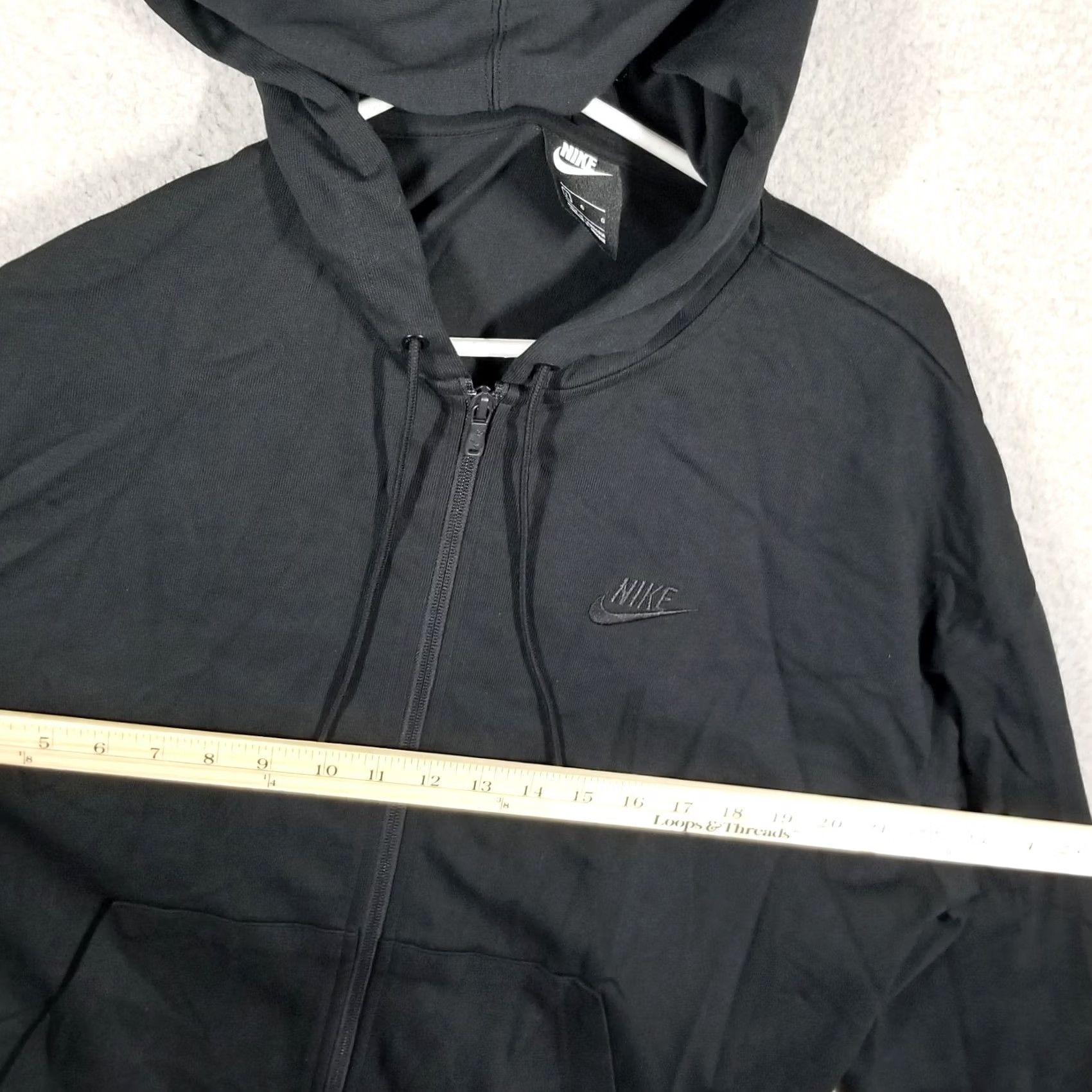Nike Nike Sportswear Hoodie Women Large Black Full Zip DN4943-010 Size L / US 10 / IT 46 - 7 Thumbnail