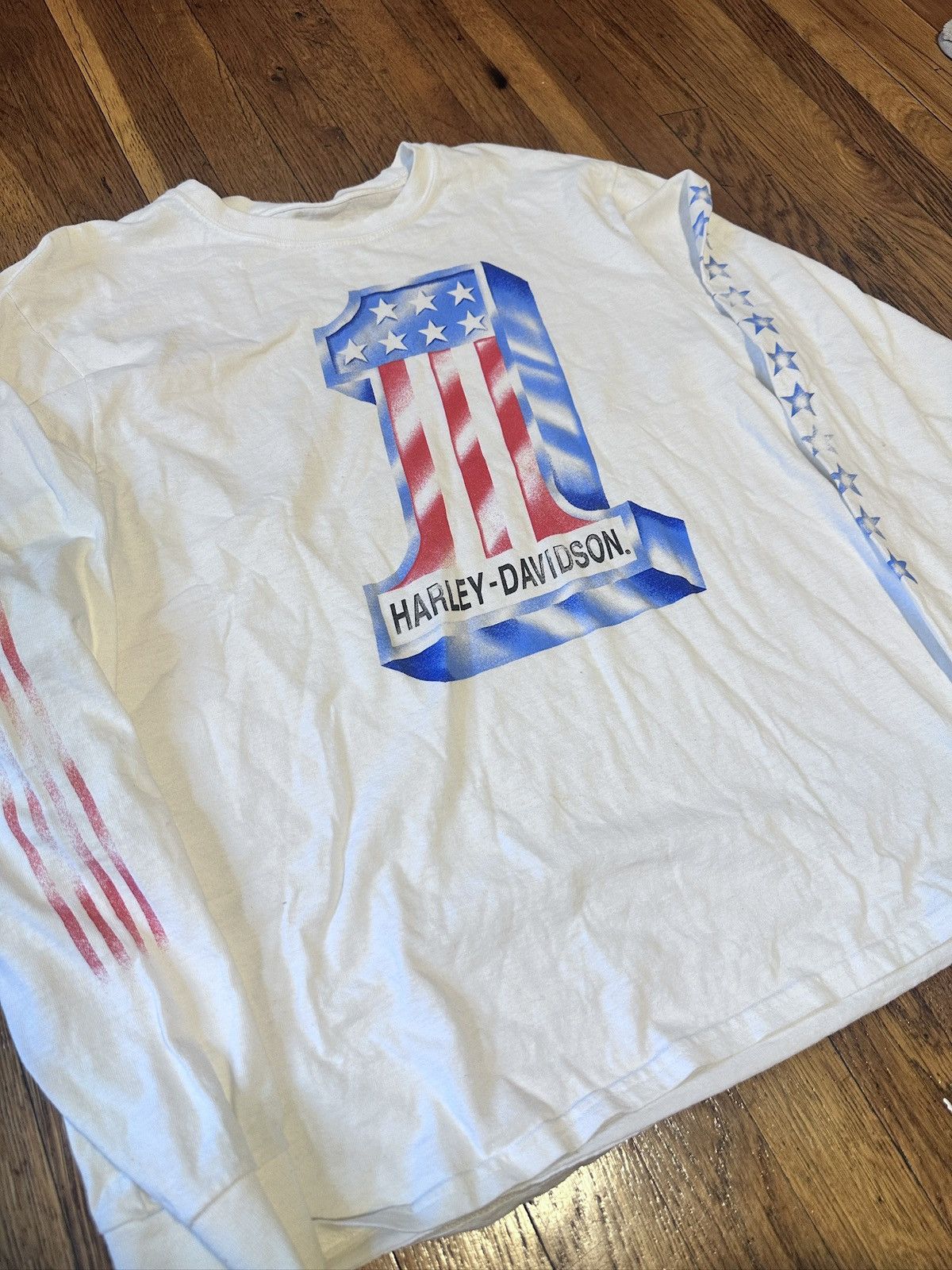 Harley Davidson Harly davidson 4th july long sleeev Size US M / EU 48-50 / 2 - 2 Thumbnail