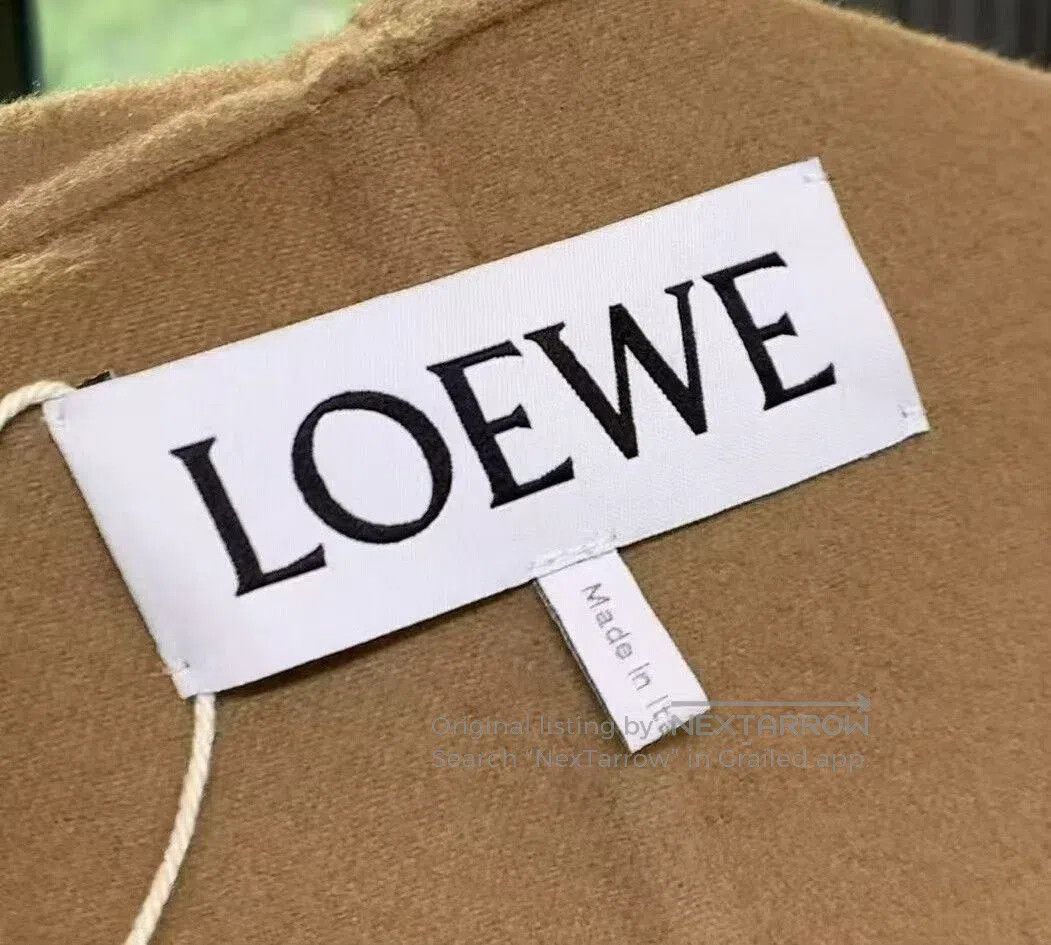 Loewe LOEWE Camel Cashmere Loose Coat. Size XXS / US 00 / IT 34 - 4 Thumbnail