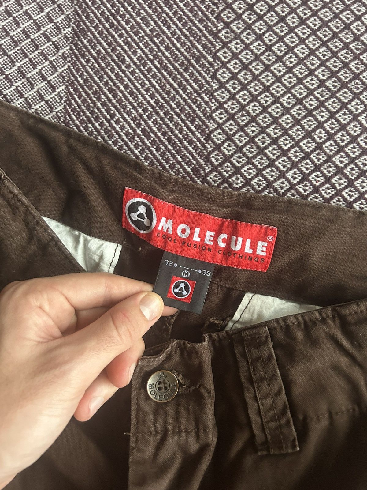 Vintage Vintage Molecule Cargo Shorts Y2K Japanese Style Size M-L Size US 34 / EU 50 - 7 Thumbnail