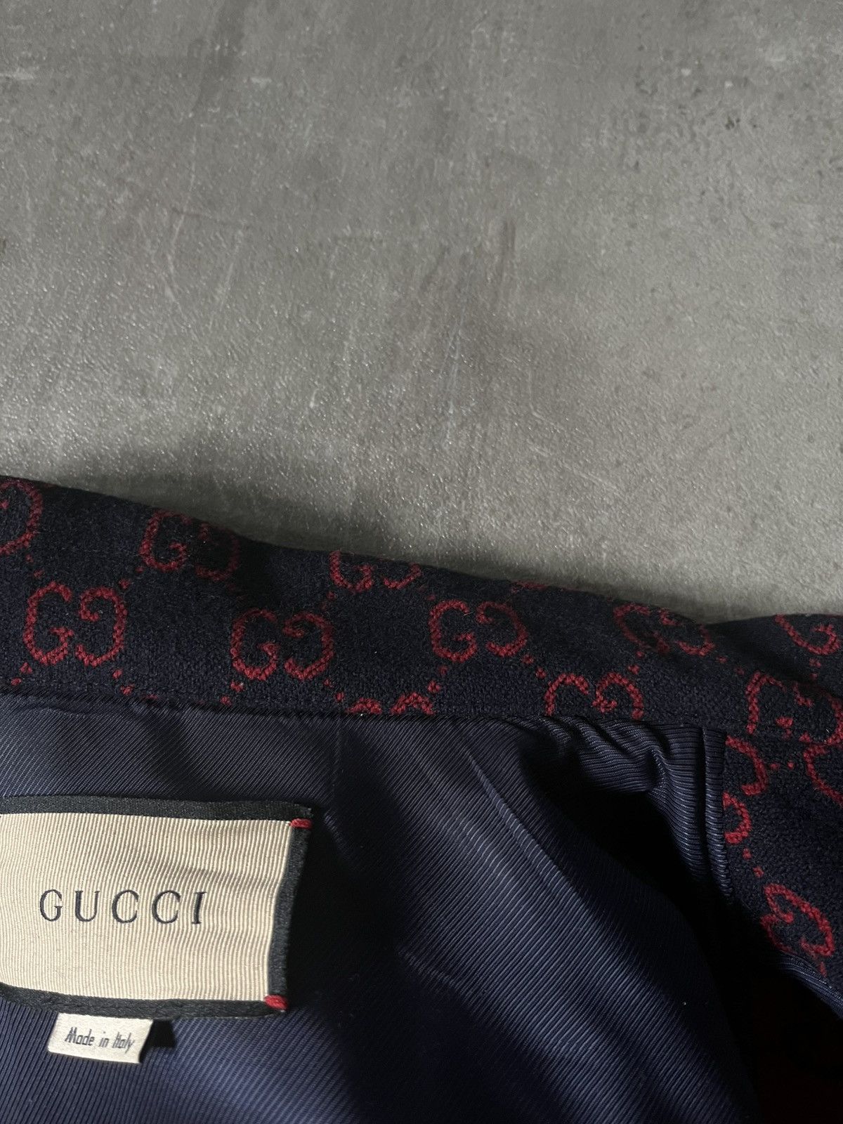 Gucci Gucci GG Jacquard shirt jacket wool Size US M / EU 48-50 / 2 - 12 Thumbnail