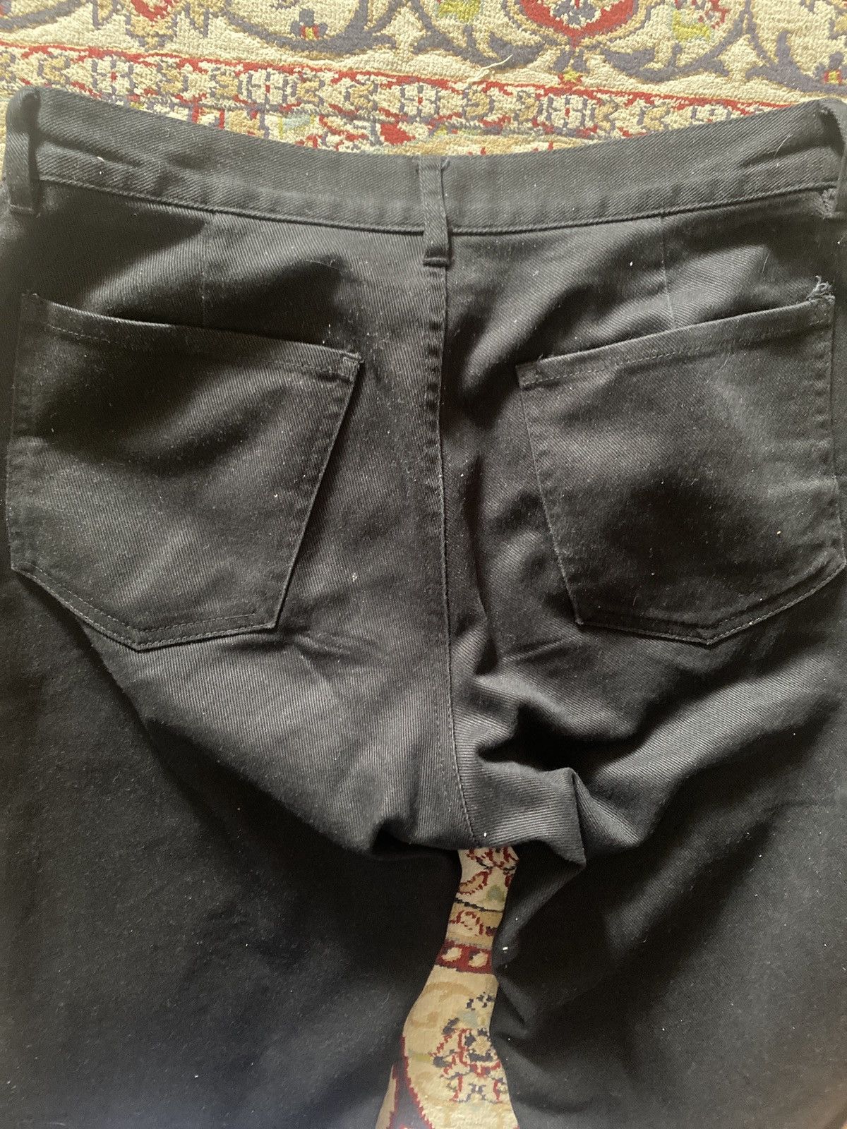 Japanese Brand INÉD HOMME by Yohji Yamamoto black pants Size US 32 / EU 48 - 5 Thumbnail
