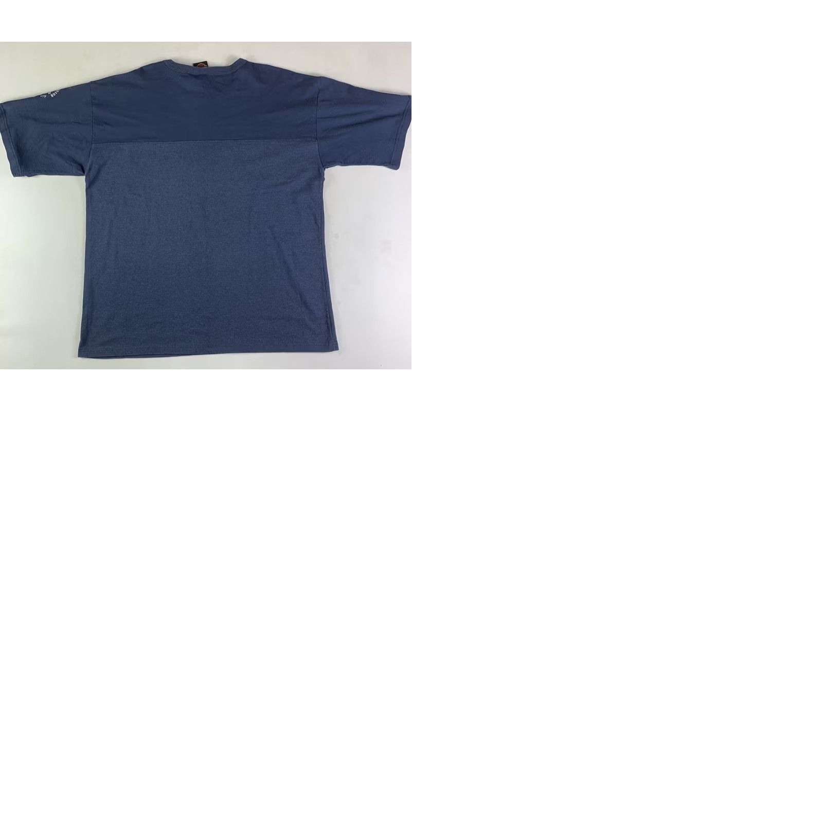 Harley Davidson VINTAGE Harley-Davidson Shirt 2XL Blue Embroidered Made in USA Men Short Sleeve Crew Neck USA Motorcycle 1990s Boys? Size US XXL / EU 58 / 5 - 9 Thumbnail