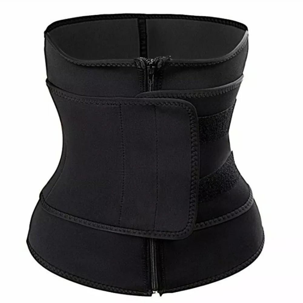 Designer Black Sweat Sauna Neoprene Slimming Waist Trainer Size ONE SIZE - 1 Thumbnail