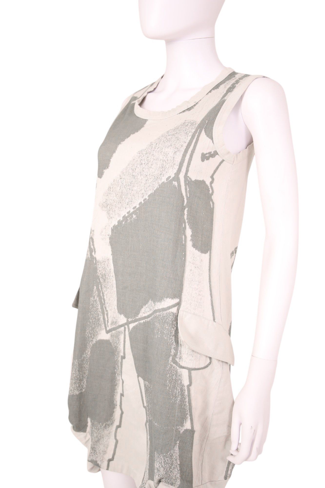 Marithe + Francois Girbaud Marithè François Girbaud 2000's Camo Tank Top Size M / US 6-8 / IT 42-44 - 4 Thumbnail