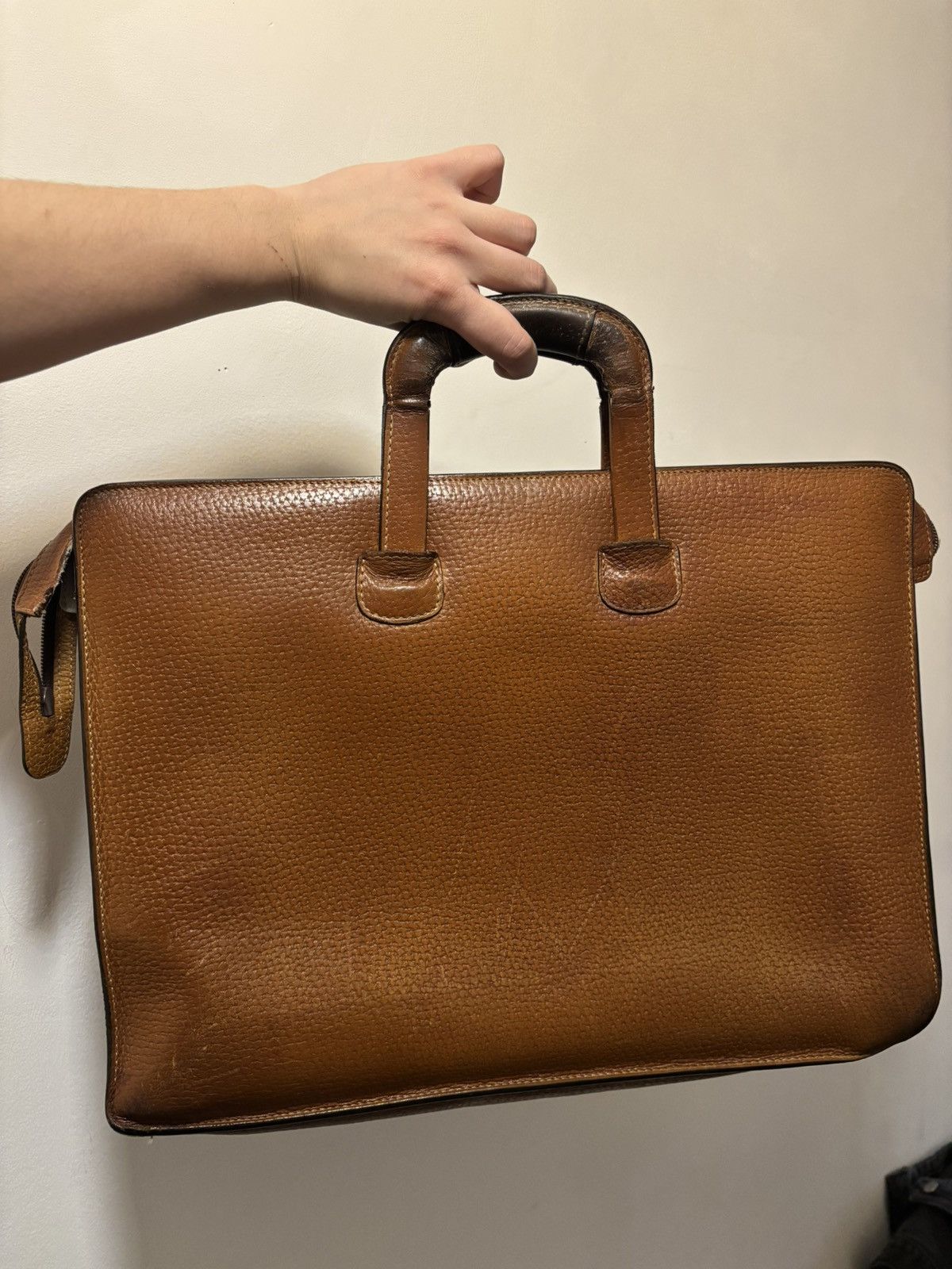 Loewe LOEWE Vintage Brown Leather Portfolio Briefcase Size ONE SIZE - 2 Thumbnail