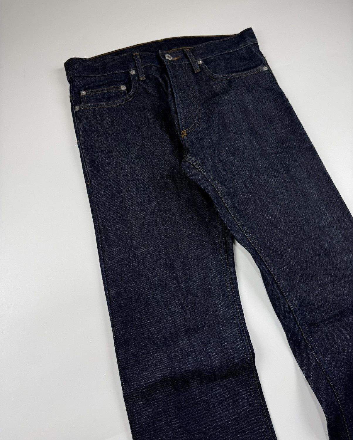 Dior Dior x Hedi Slimane Long Raw Denim Size US 28 / EU 44 - 3 Thumbnail