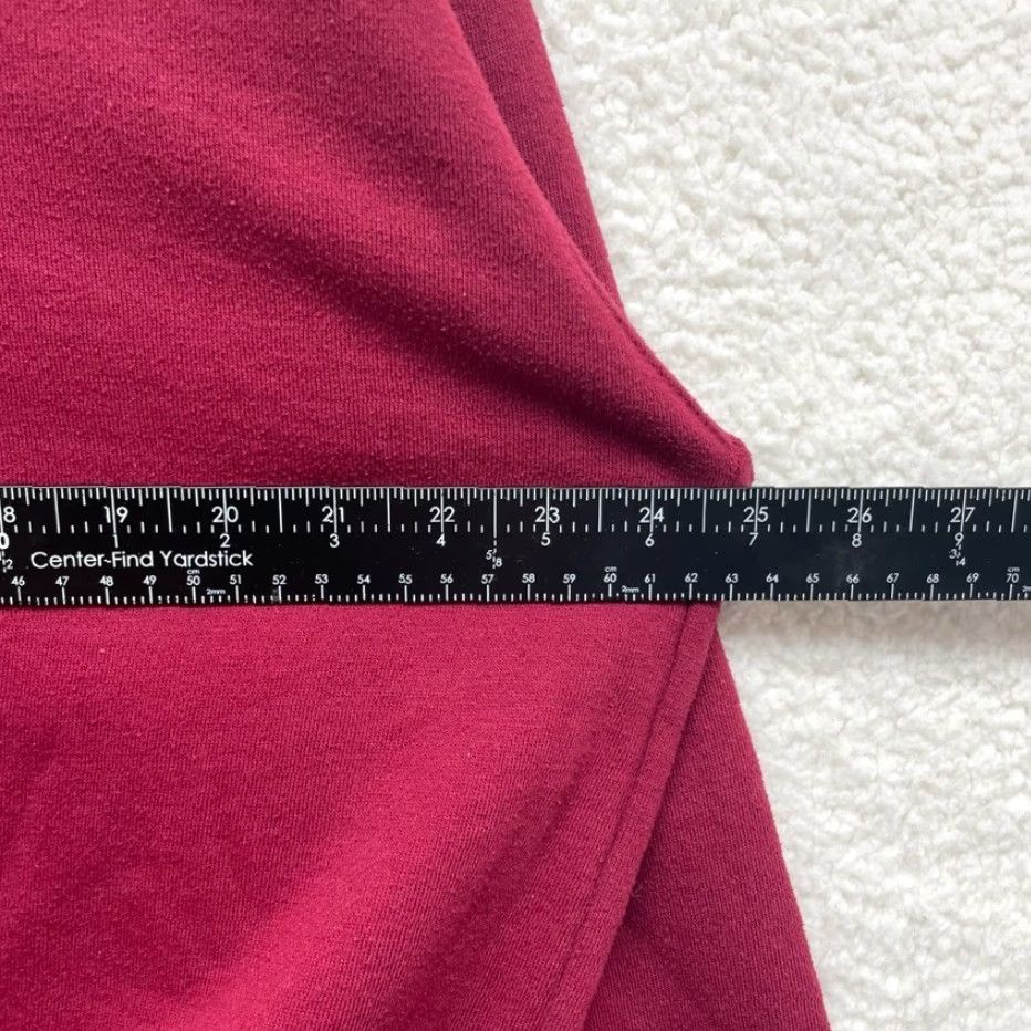 Vintage VINTAGE 90s Sweatshirt Large XL Golf Crest Preppy Academia University Women's L/XL Red Cotton Size XL / US 12-14 / IT 48-50 - 7 Thumbnail