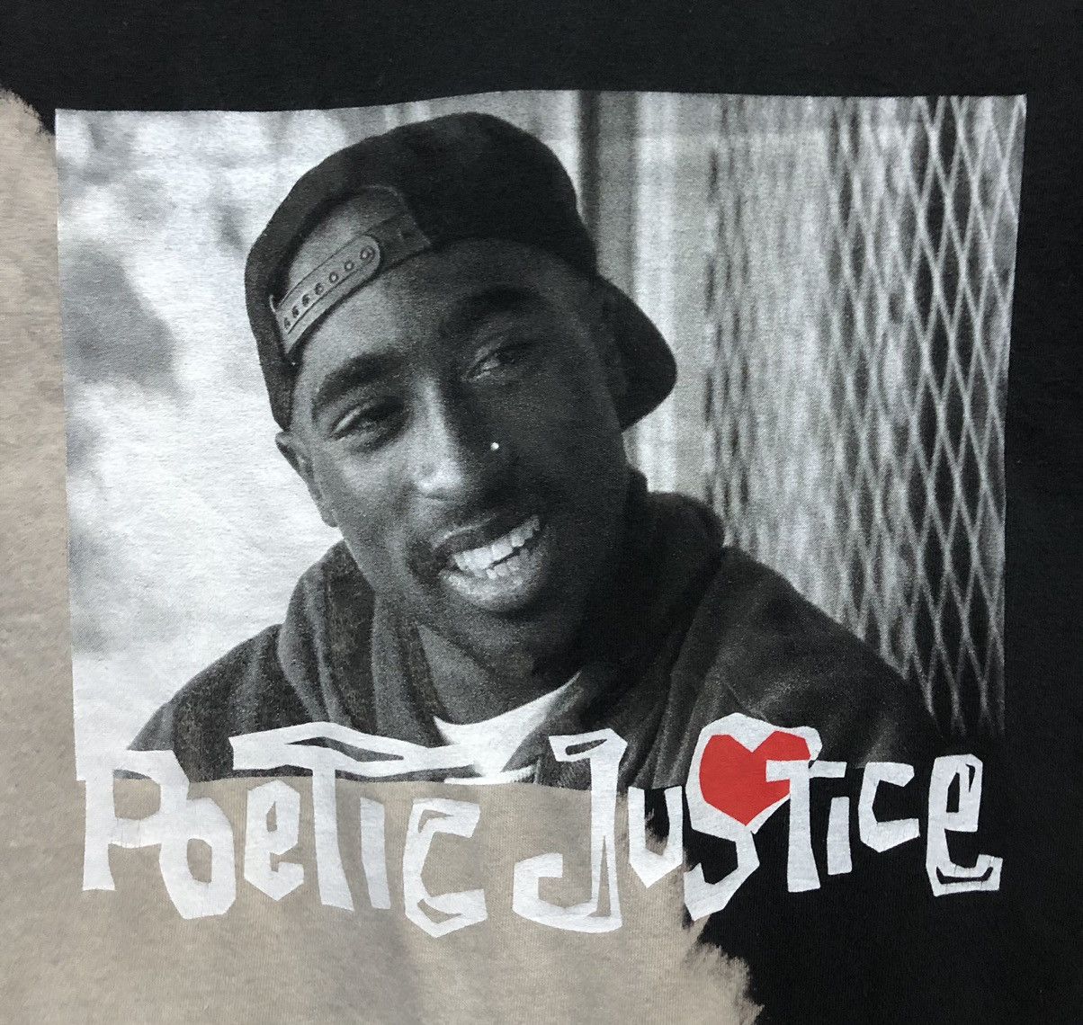 Rap Tees Philcos Tupac Shakur Poetic Justice T-Shirt Size US M / EU 48-50 / 2 - 3 Thumbnail