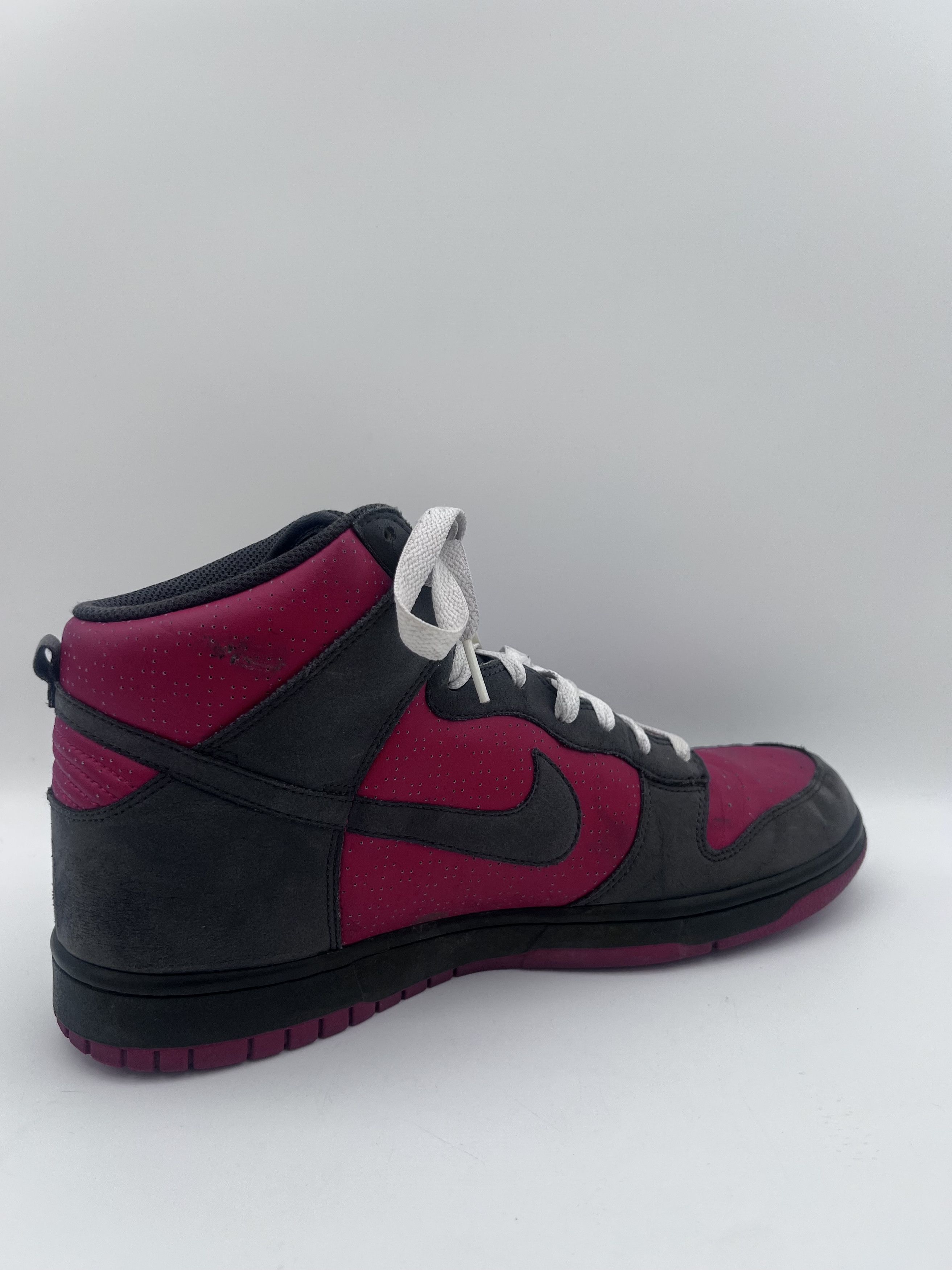 Nike Nike Dunk High Red Plum Anthracite 2009 Mens 11.5 317982-601 Size US 11.5 / EU 44-45 - 5 Thumbnail