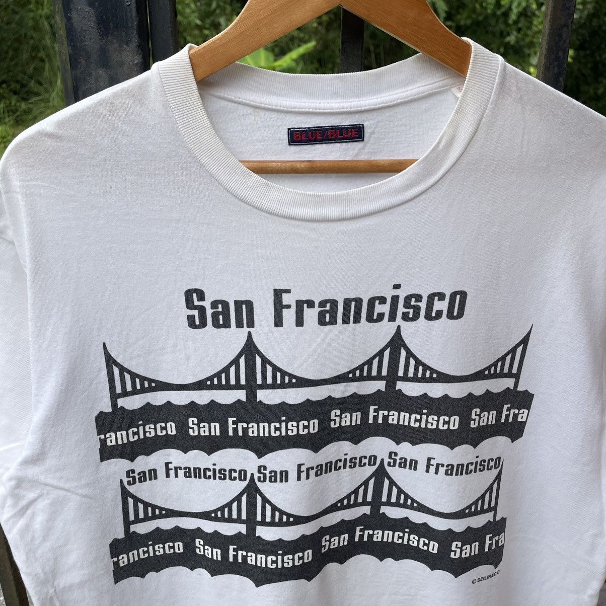 Blue Blue Japan 🔥🇯🇵Vintage Blue Blue Japan San Francisco Graphic Tee Size US L / EU 52-54 / 3 - 4 Thumbnail