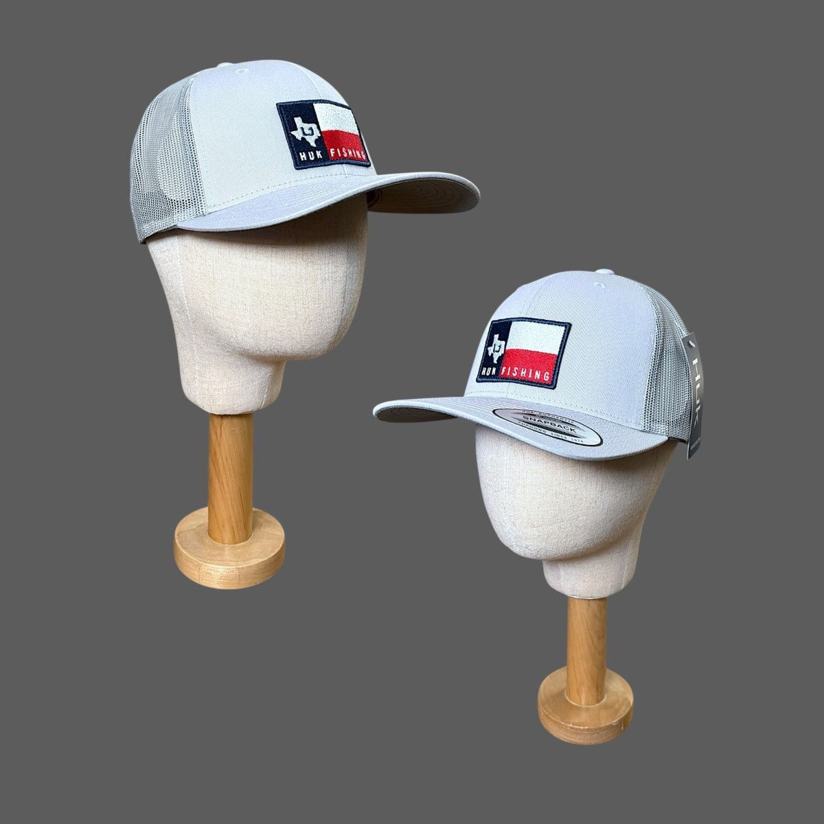 Other Huk Men’s Big State Grey Trucker Hat Sz OS Size ONE SIZE - 4 Thumbnail