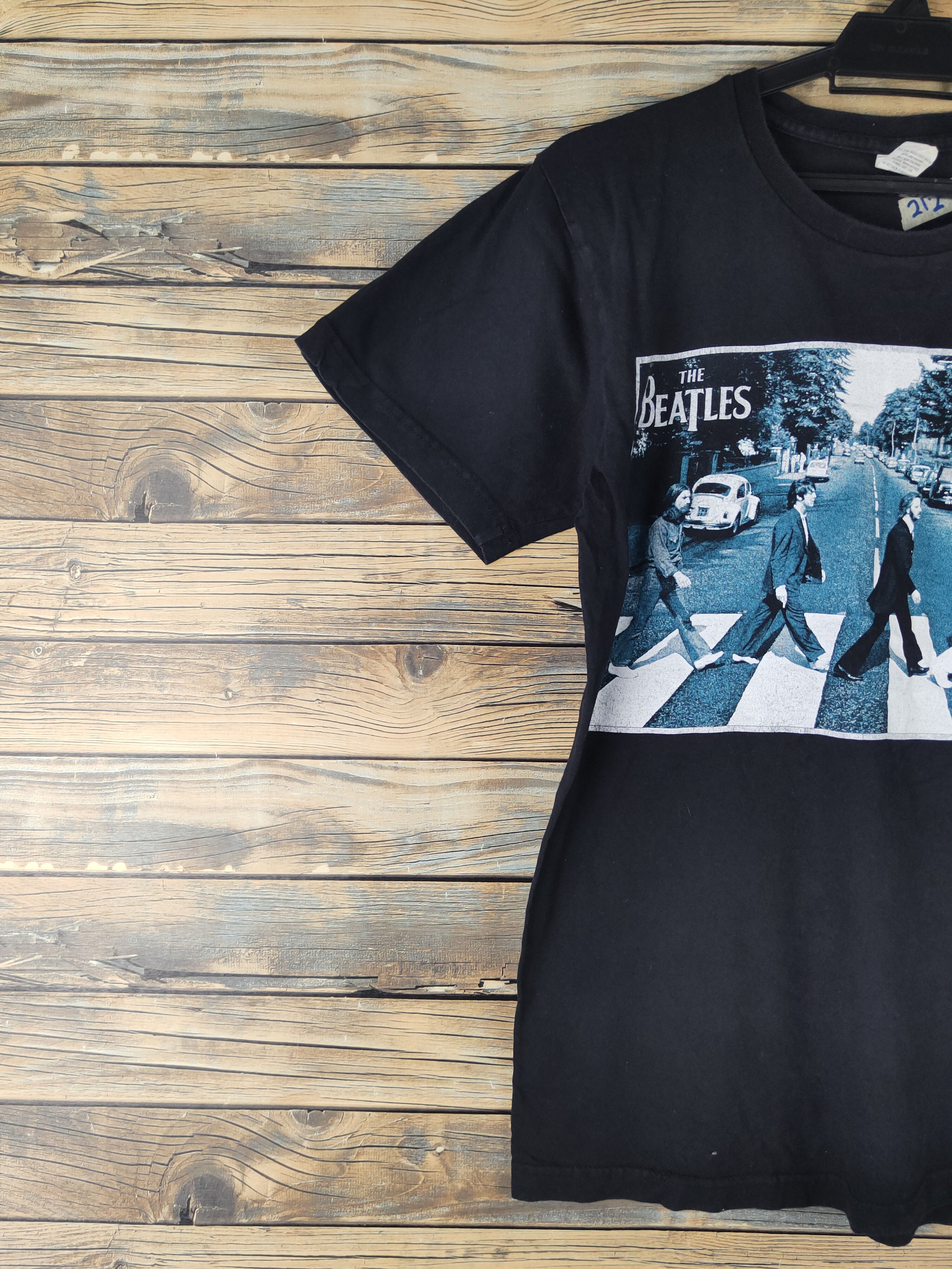 Band Tees × Vintage DL Sel Black The Beatles Short Sleeve T-shirt #2129 Size US M / EU 48-50 / 2 - 4 Thumbnail