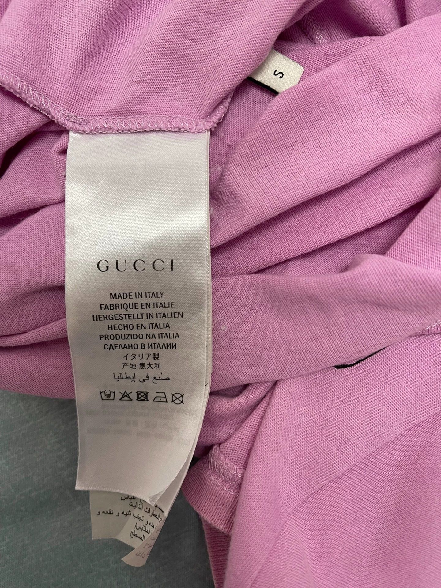 Gucci Gucci Pink Oversize Basic Tee S Unisex Size US S / EU 44-46 / 1 - 3 Thumbnail
