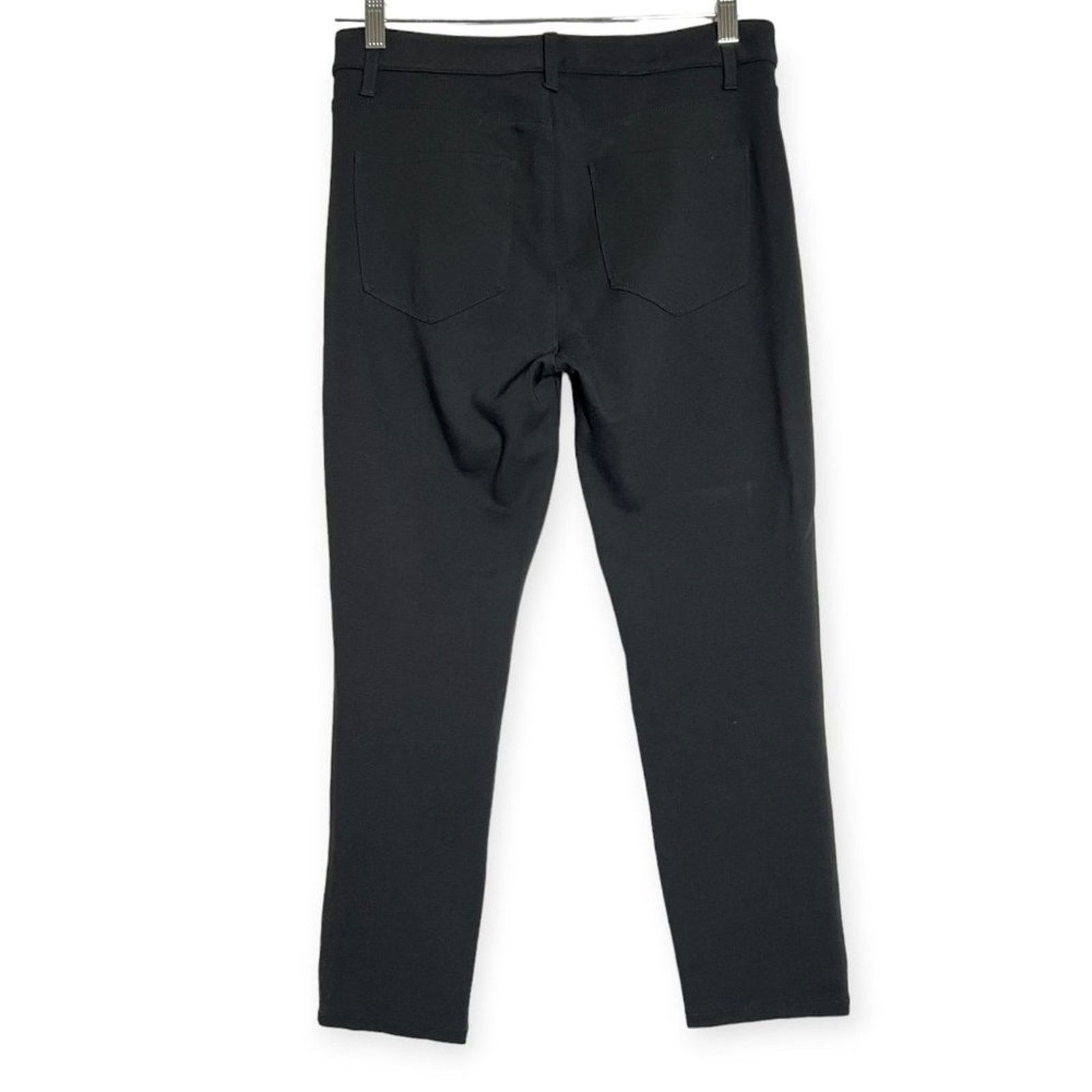 L'AGENCE L'AGENCE Gigi Ponte Crop Trousers Black Size 28 Size 28" / US 6 / IT 42 - 2 Thumbnail
