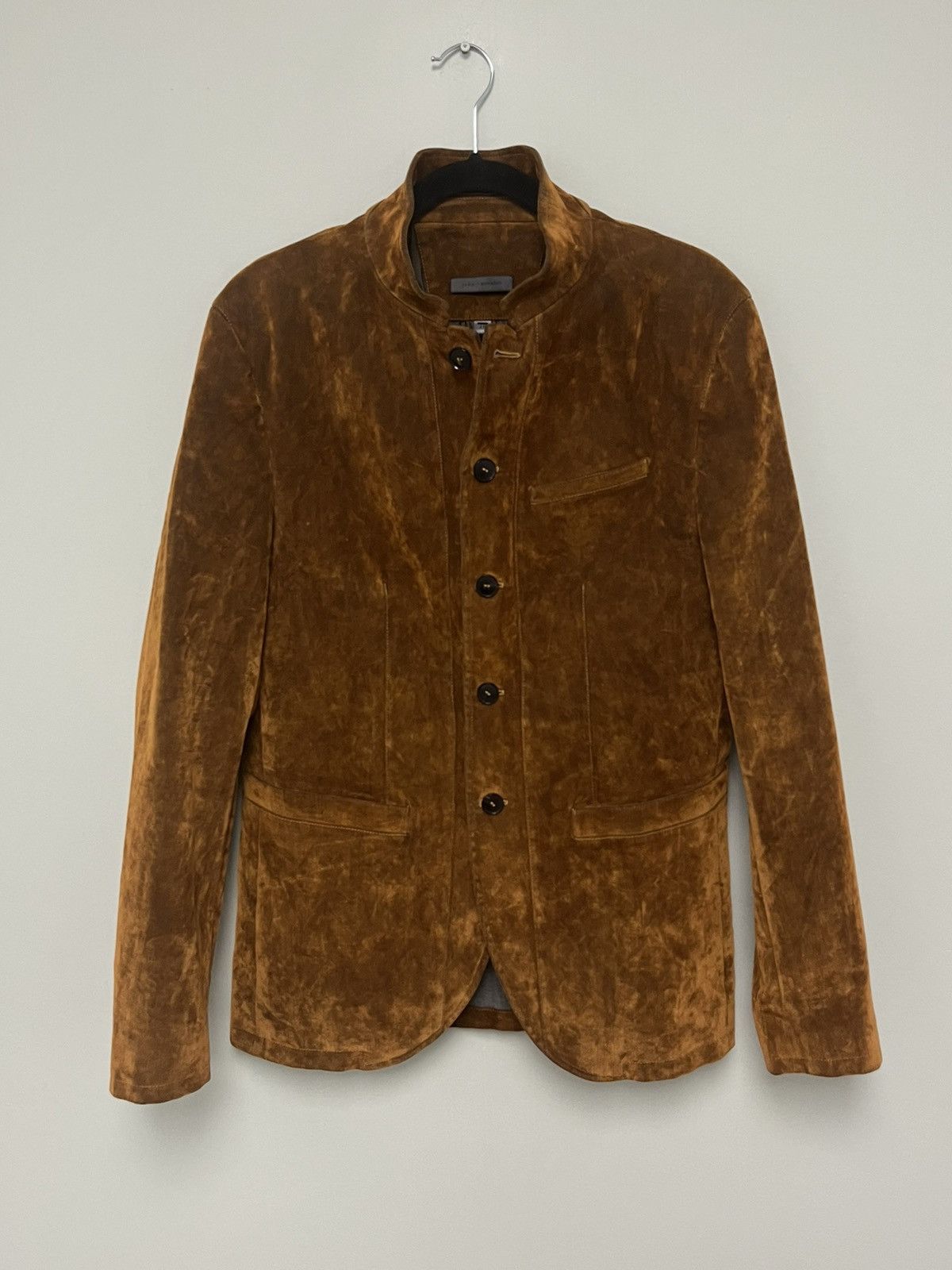John Varvatos Crushed velvet button front jacket. 48 Size US M / EU 48-50 / 2 - 11 Thumbnail