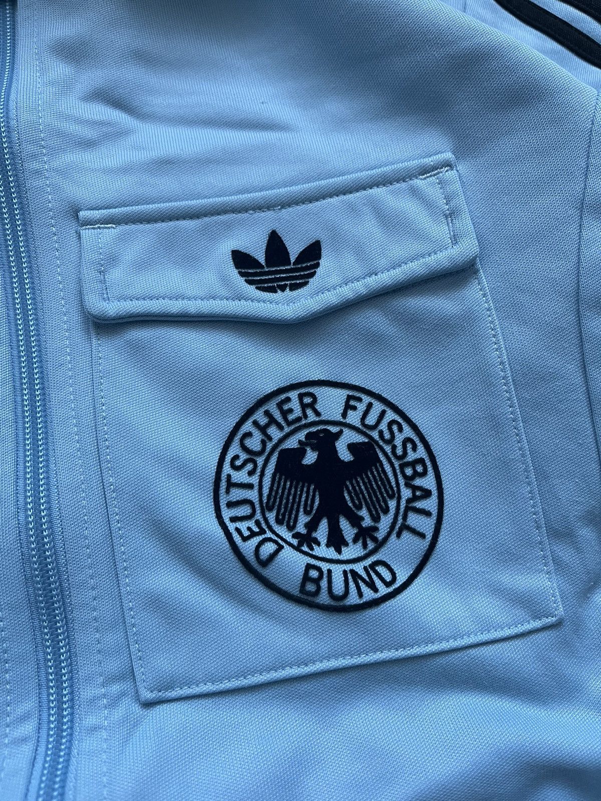 Adidas × Vintage Vintage 90s Adidas Germany Soccer Track Zip Sweatshirt Y2K Size US M / EU 48-50 / 2 - 3 Thumbnail