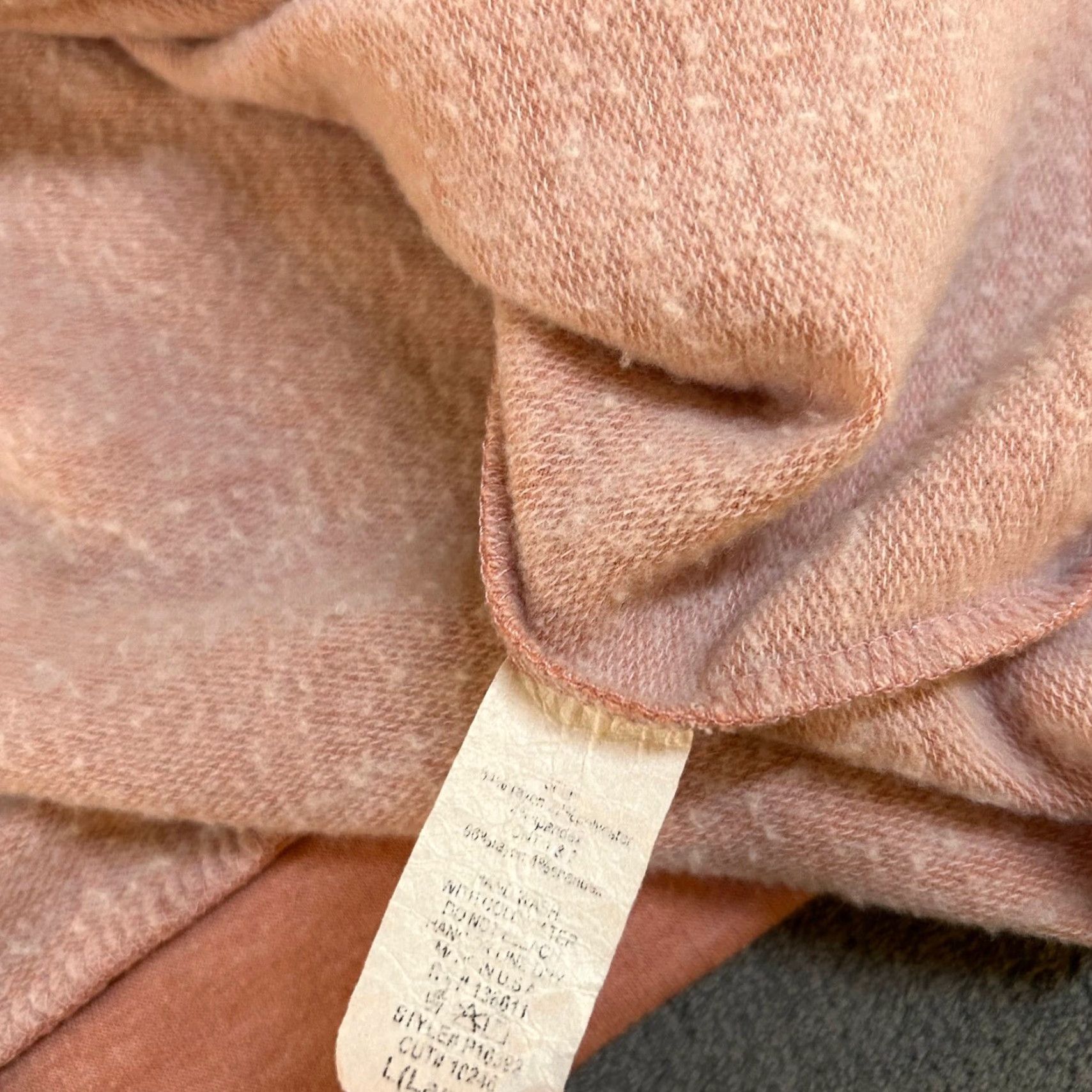 Vintage Pink Lily Chevron Pullover Top Blouson Sleeve Casual Comfy Pink Womens Large Size L / US 10 / IT 46 - 4 Thumbnail