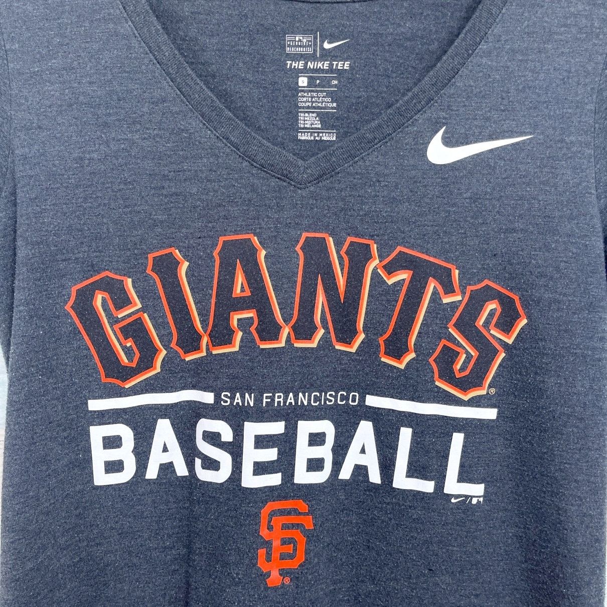 Nike San Franscisco Giants Nike Tee Gray MLB Womens Medium Size S / US 4 / IT 40 - 3 Thumbnail