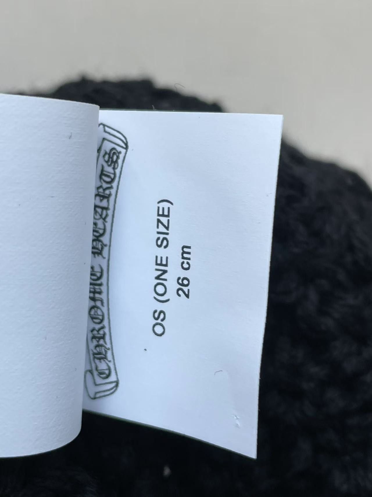 Chrome Hearts Chrome Hearts Cashmere Cross Leather Patch Black Beanie Size ONE SIZE - 7 Thumbnail