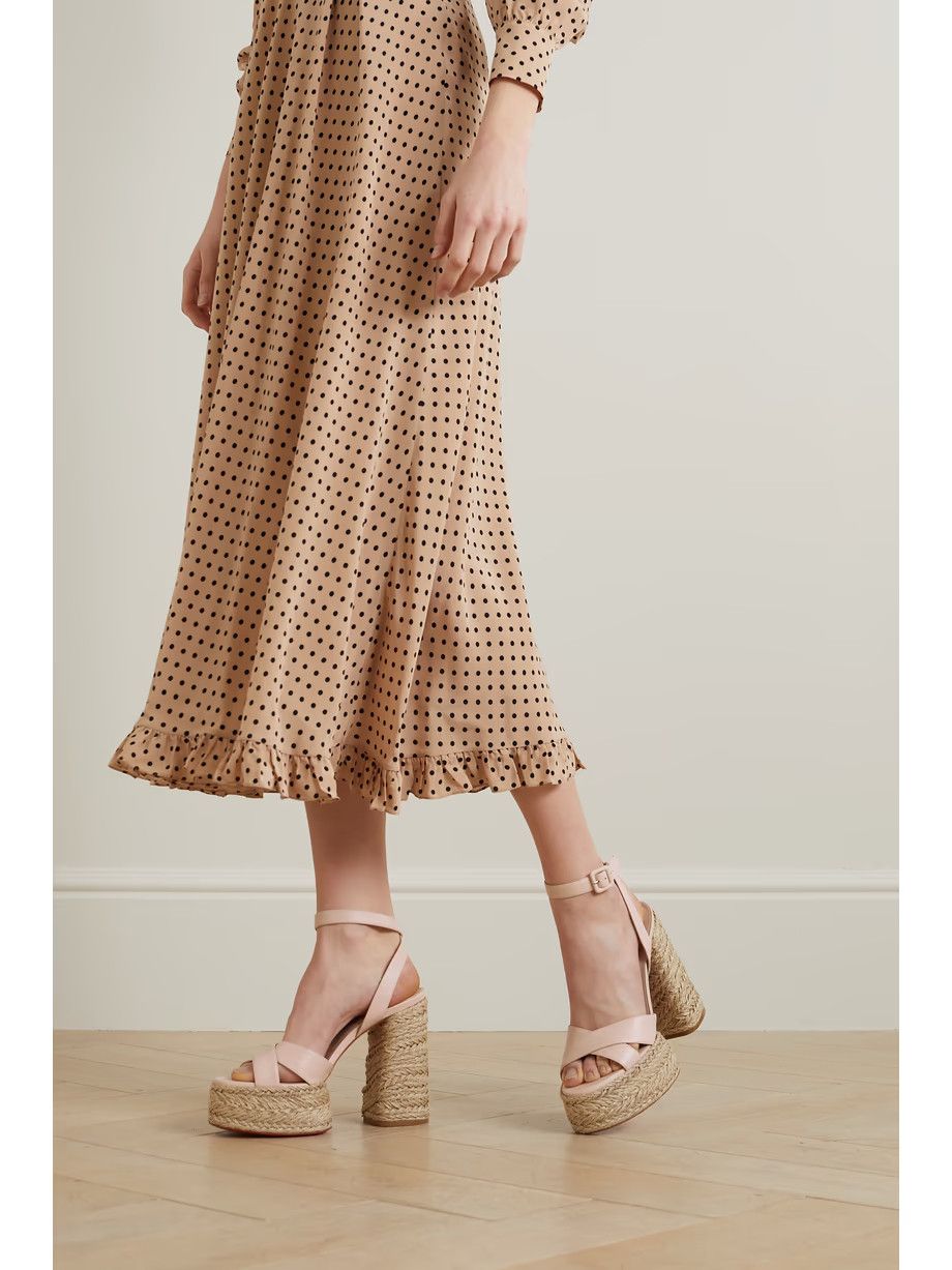 Christian Louboutin CHRISTIAN LOUBOUTIN Super Mariza nude leather sandals Size US 10 / IT 40 - 2 Thumbnail
