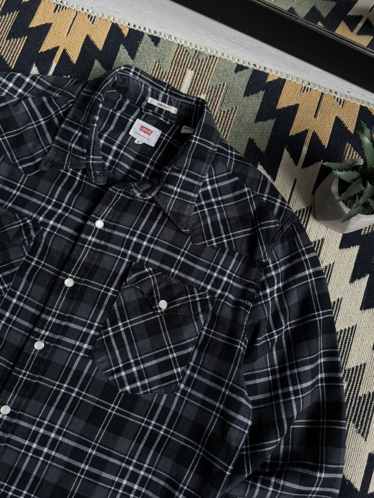 Levi's Vintage Levi’s Flannel Button Up Shirt Size US M / EU 48-50 / 2 - 5 Thumbnail
