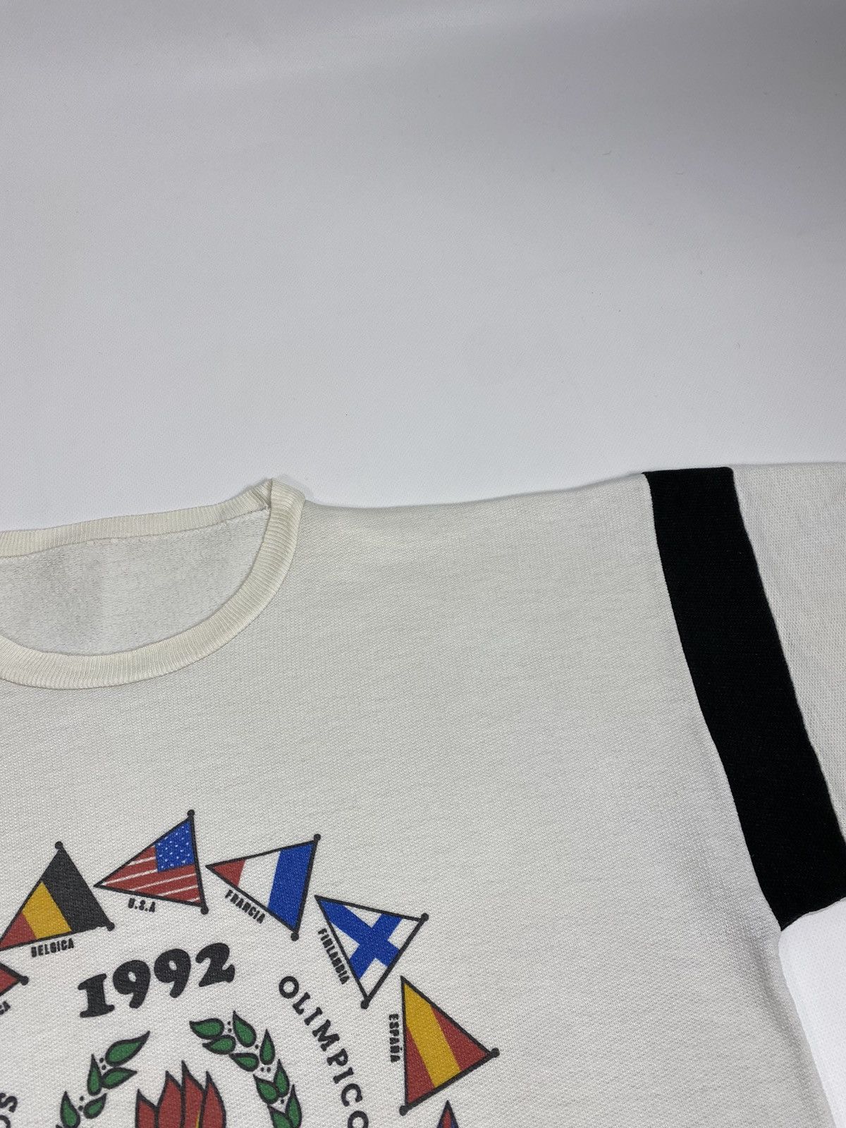 USA Olympics LASTDROP🔥 1992 Barcelona Summer Olympic Games Flags Sweater Size US L / EU 52-54 / 3 - 7 Thumbnail
