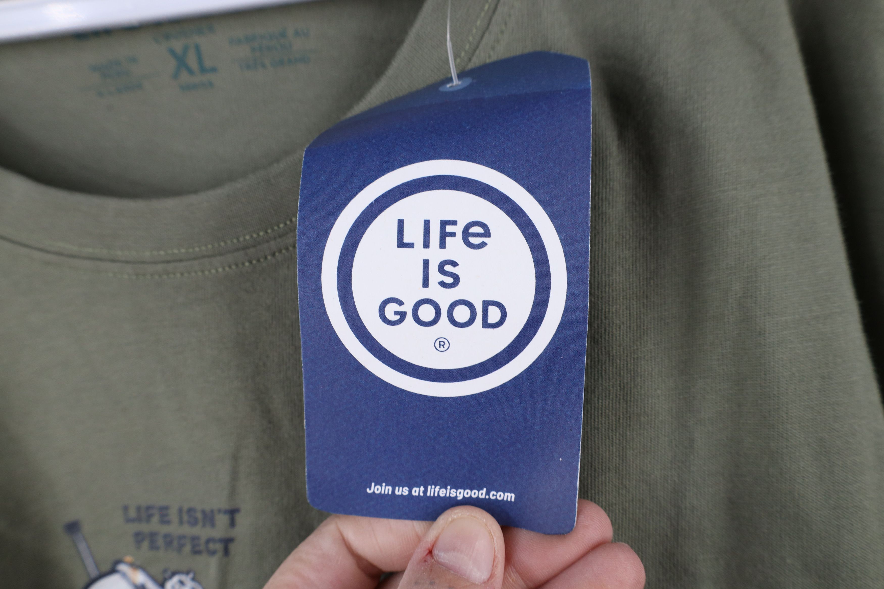 Life is Good × Vintage Deadstock Vintage Y2K Life Is Good Long Sleeve T-Shirt Green Size US XL / EU 56 / 4 - 4 Thumbnail