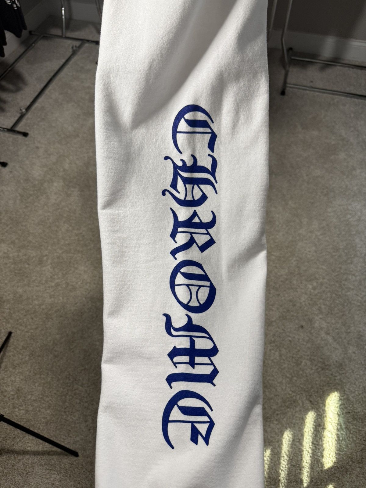 Chrome Hearts Chrome Hearts White/Blue Horseshoe Sweatpants Size US 36 / EU 52 - 5 Thumbnail