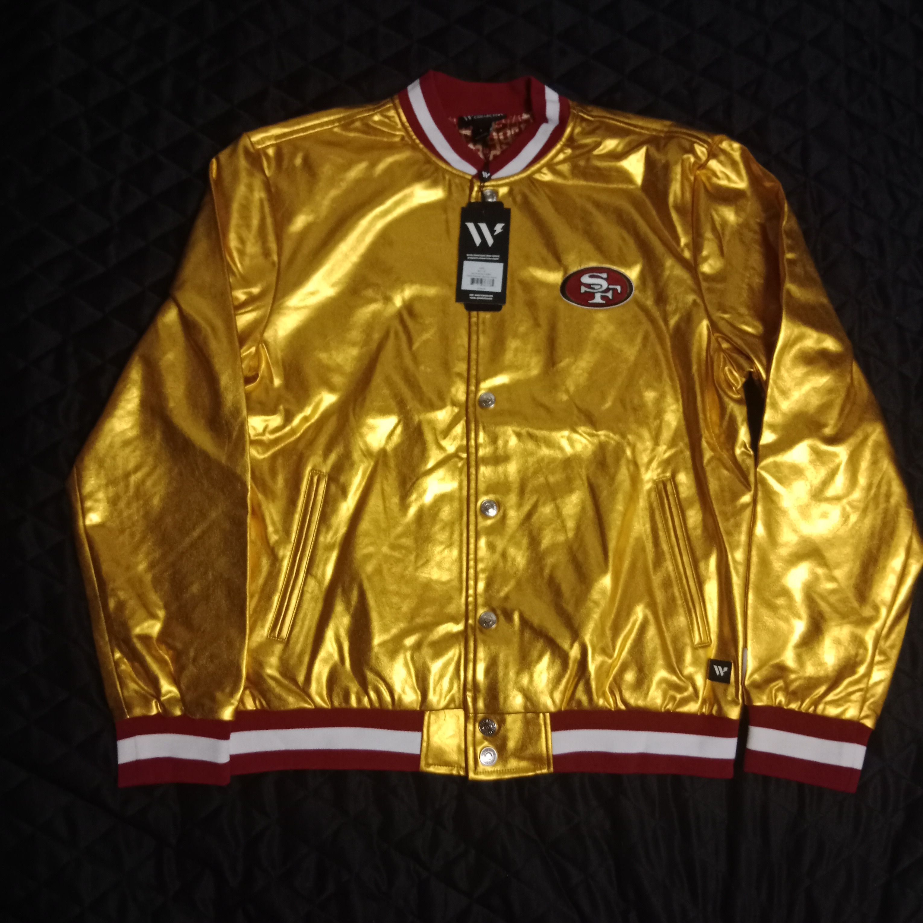 NFL The Wild Collective San Francisco 49ers Bomber Jacket Size US L / EU 52-54 / 3 - 1 Thumbnail
