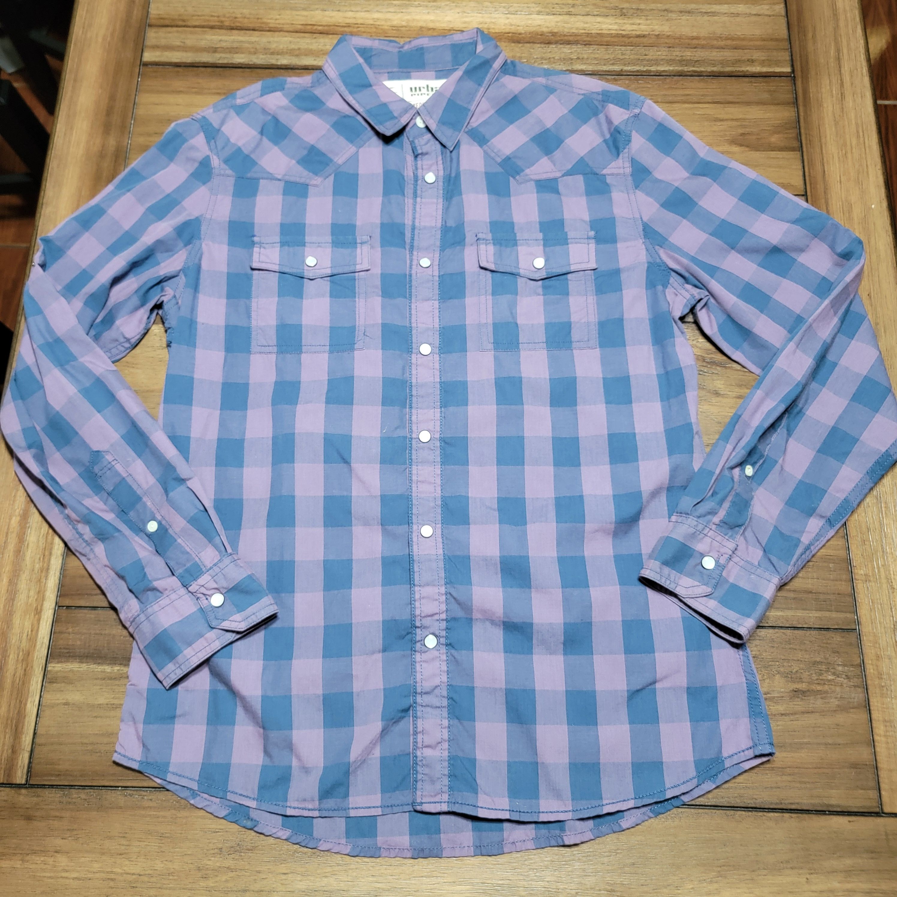 Urban Pipeline Urban Pipeline LS Pearl Snap Shirt - Size Medium Size US M / EU 48-50 / 2 - 1 Thumbnail