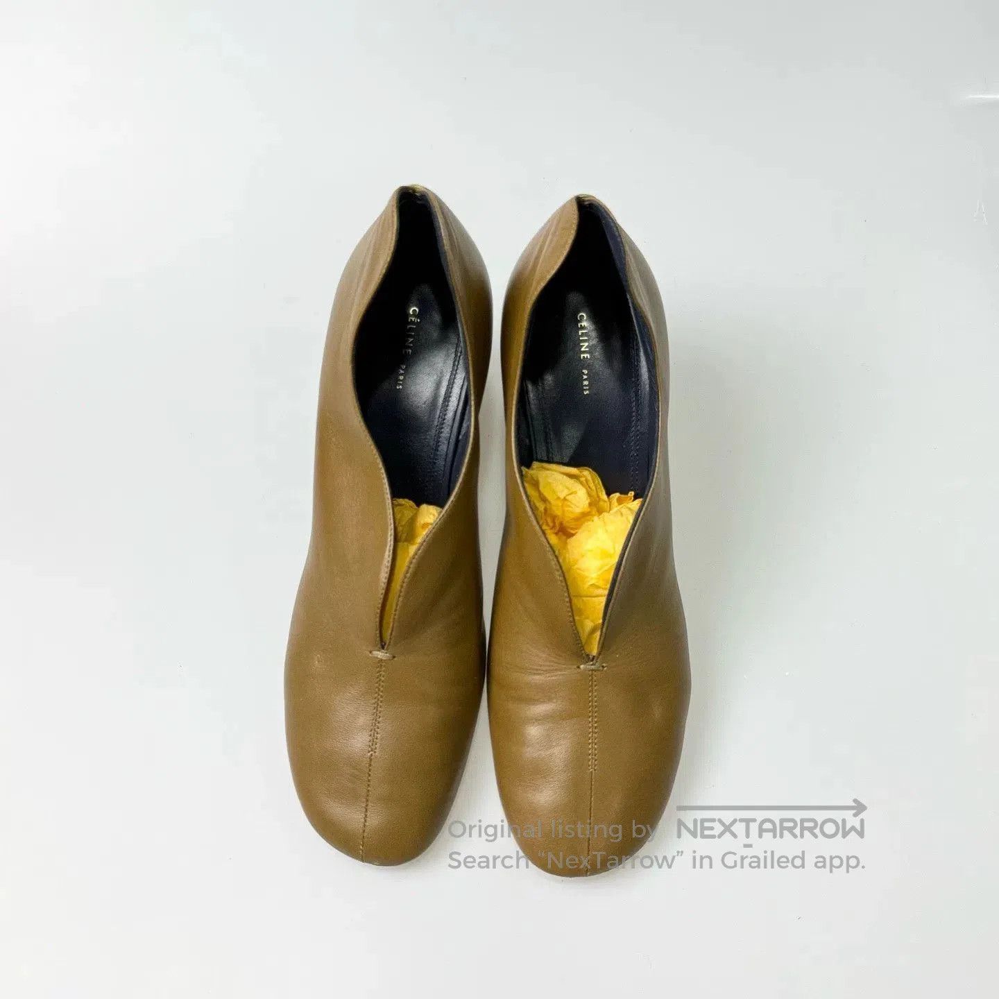 Celine CELINE All-Leather High Heels. Size US 8 / IT 38 - 4 Thumbnail