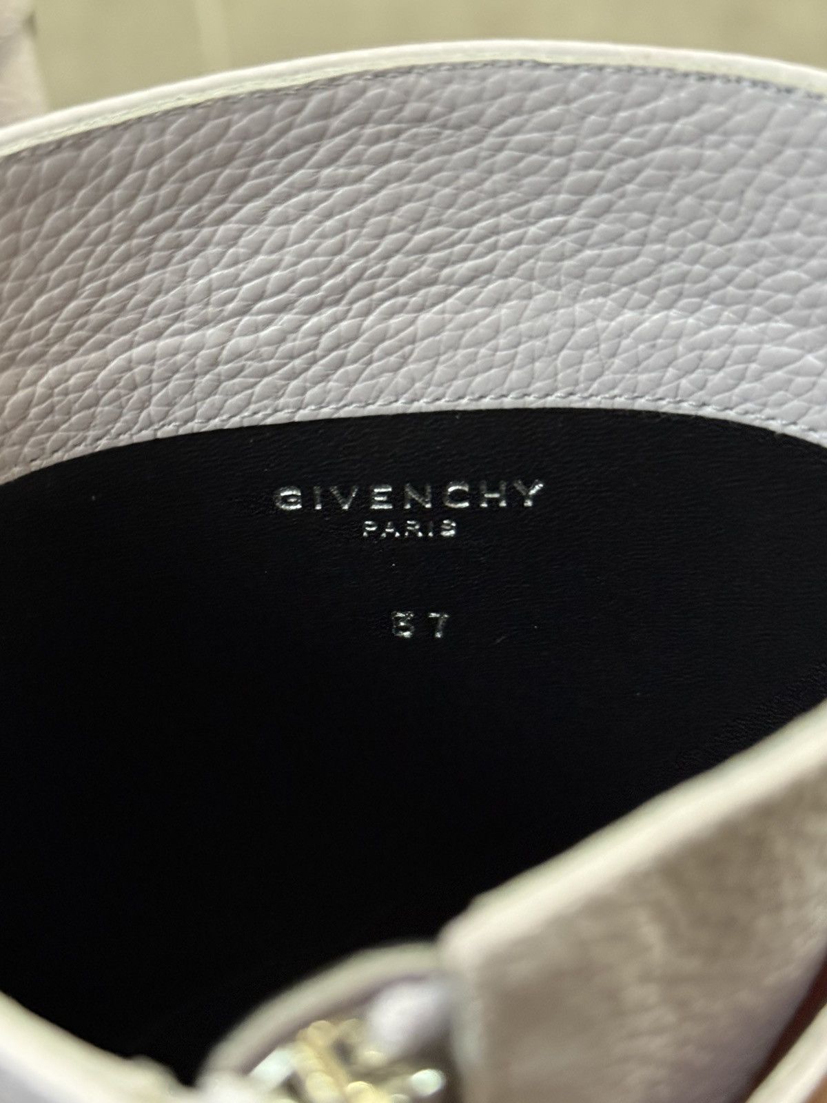 Givenchy GIVENCHY SHARK LOCK ANKLE BOOTS BIKER Size US 7 / IT 37 - 9 Thumbnail