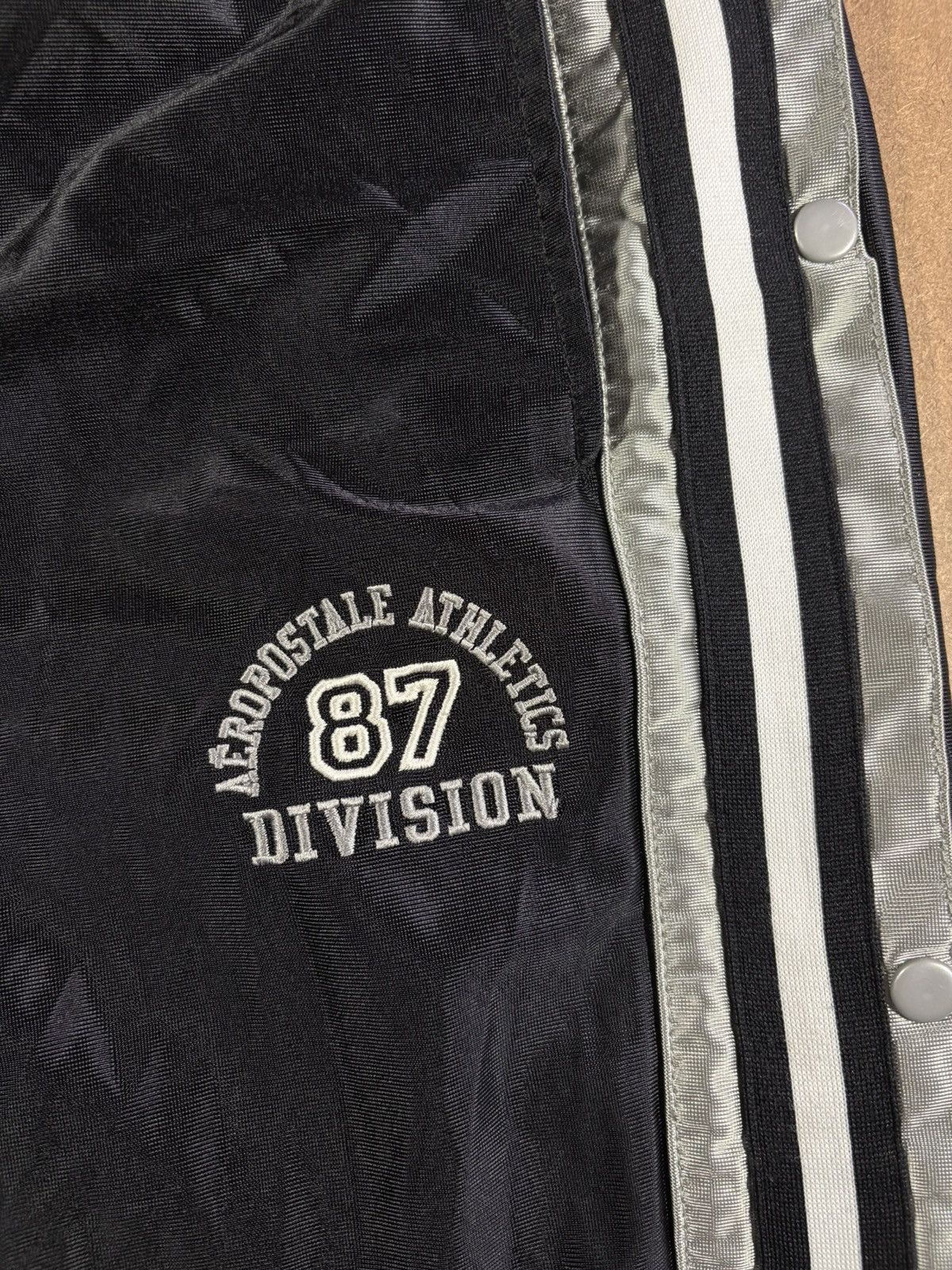 Aeropostale Y2K Aéropostale Snap Track Pants Tear Away Black Size L Size US 36 / EU 52 - 3 Thumbnail