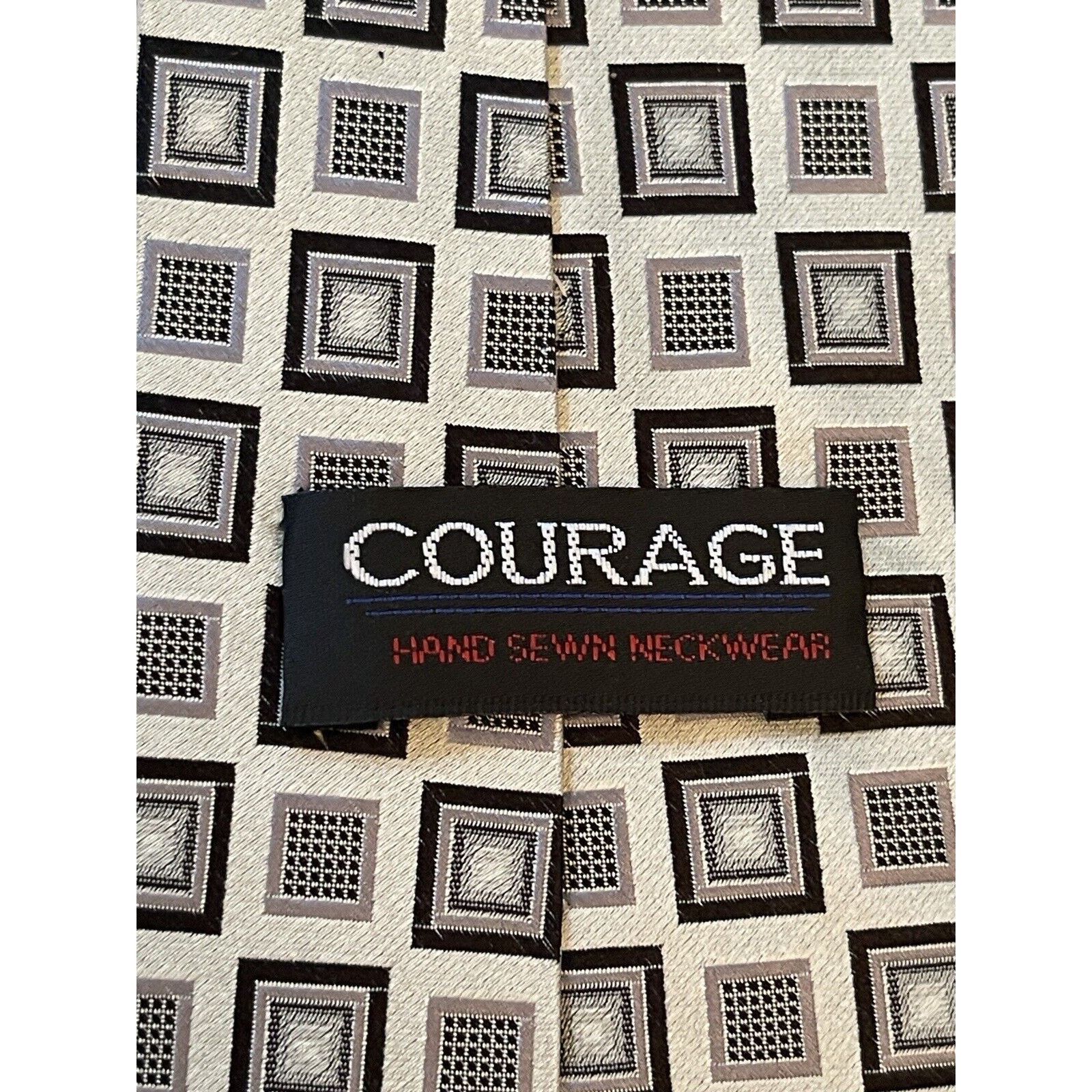 Other Courage Hand Made 100% Silk Men’s Neck Tie Made In China Size ONE SIZE - 8 Thumbnail