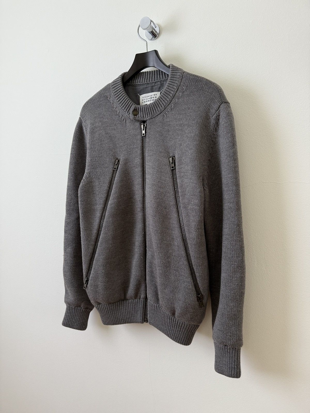 Maison Margiela 5 Zip Wool Knit Sweater Size US M / EU 48-50 / 2 - 4 Thumbnail