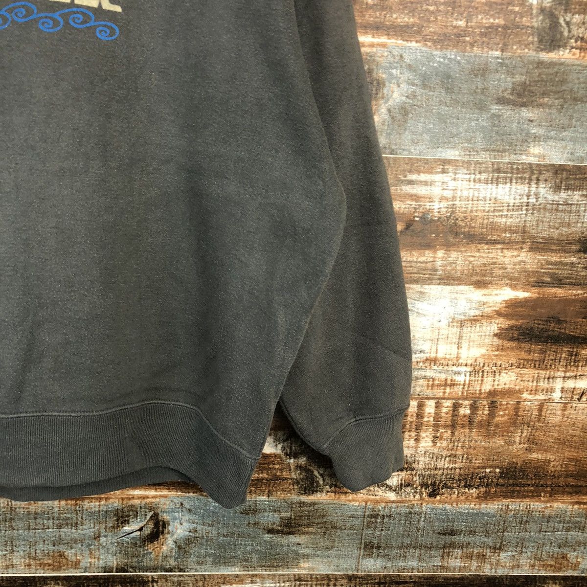 Vintage Dlevo surf vintage faded Grey Sweatshirt #A1524 Size US M / EU 48-50 / 2 - 8 Thumbnail