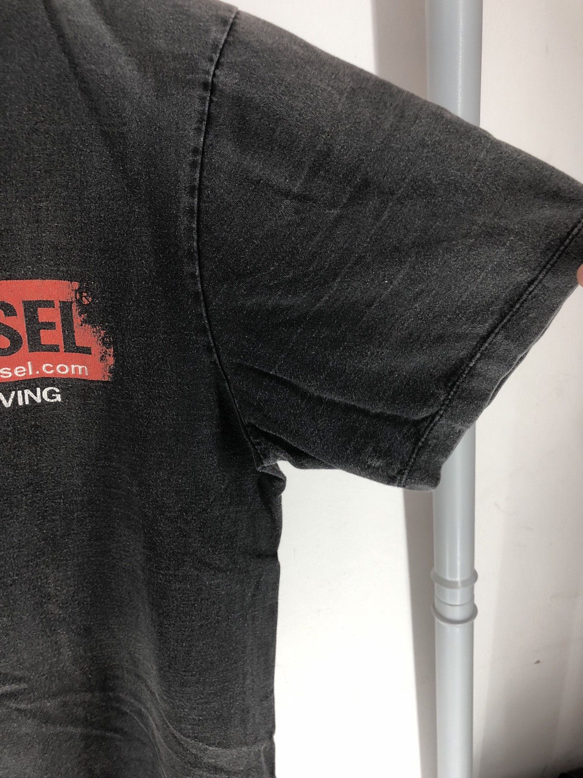 Diesel × Vintage Vintage Faded Diesel Spell out Big Print Shirt Size US XL / EU 56 / 4 - 8 Thumbnail