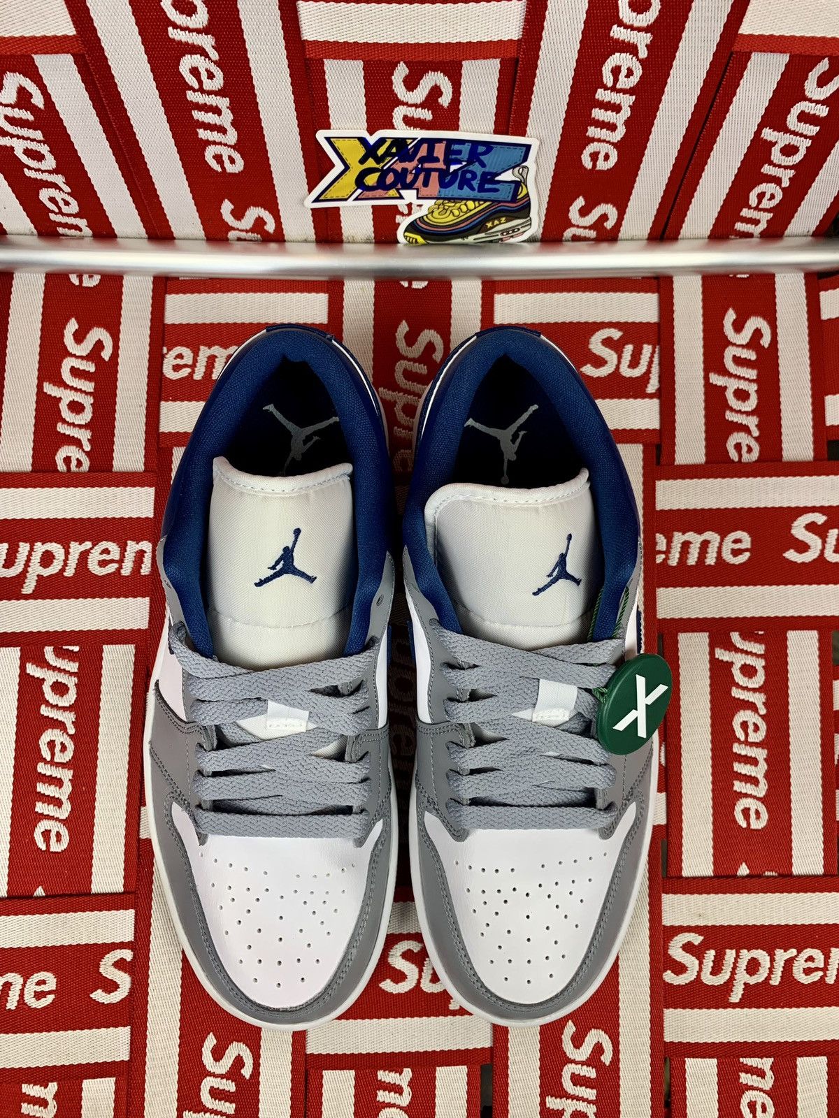 Jordan Brand × Nike Jordan 1 Low Stealth French Blue (Women’s size 9,5w) 8 men Size US 8 / EU 41 - 3 Thumbnail