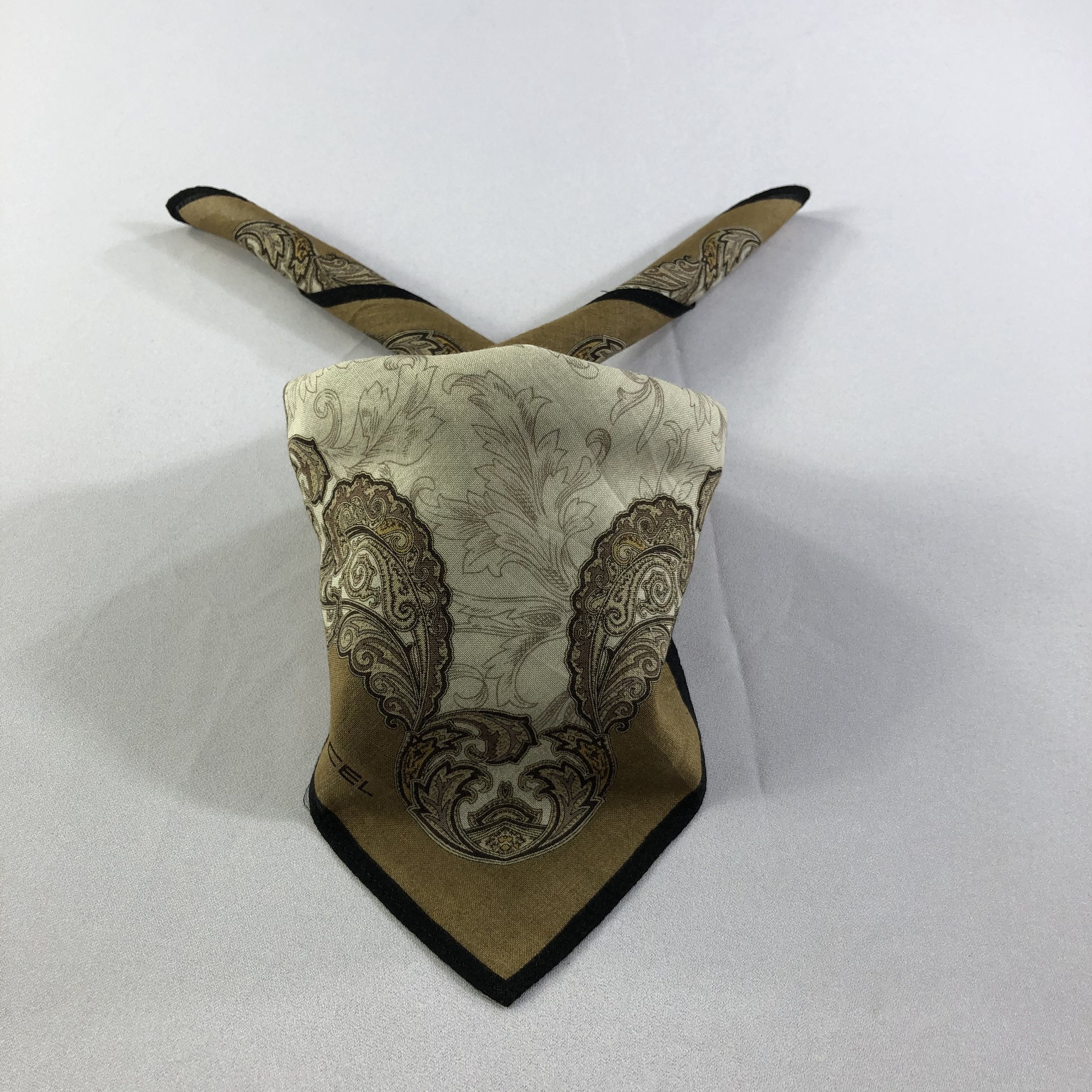 Lancel × Vintage Lancel Luxury Handkerchief Neckerchief Bandana H2190 Size ONE SIZE - 1 Thumbnail