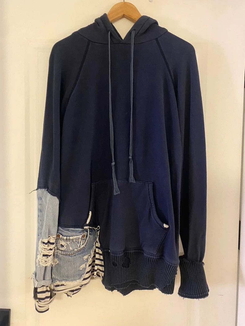 Greg Lauren greg lauren Classic patchwork hoodie 2506-Nextarrow Size US M / EU 48-50 / 2 - 1 Thumbnail